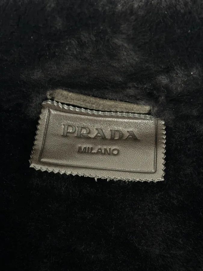 Prada AW2012 Prada Dark Brown Shearling Leather Jacket Size US M / EU 48-50 / 2 - 9 Thumbnail
