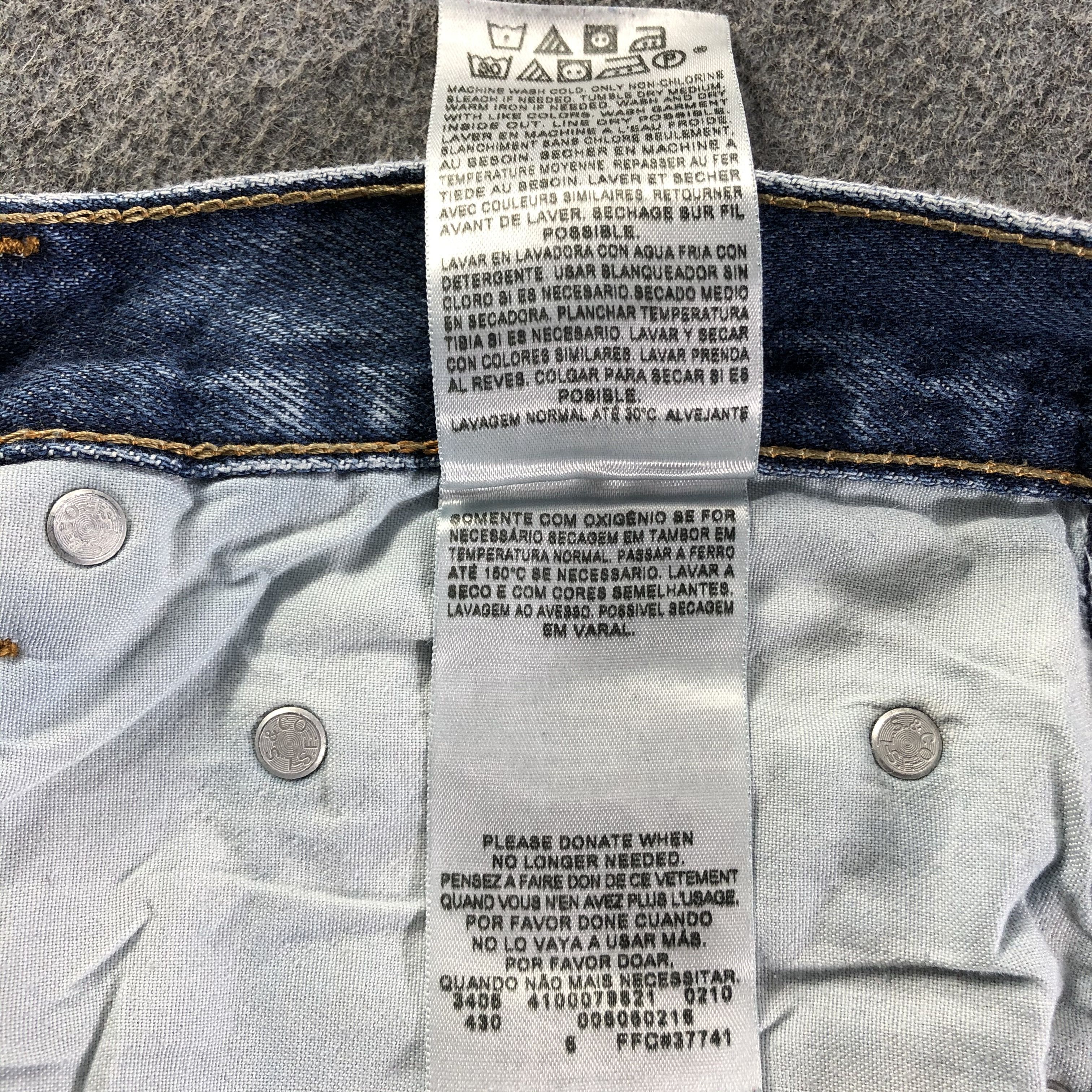 Levi's Vintage Blue Wash Levis 505 Jeans-J3082 Size US 30 / EU 46 - 10 Thumbnail