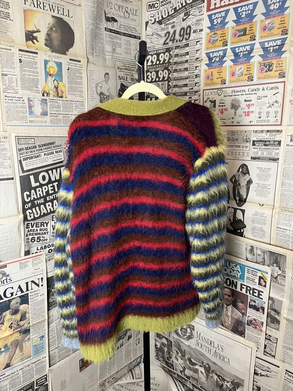 Brain Dead Braindead mohair striped cardigan Size US M / EU 48-50 / 2 - 4 Thumbnail