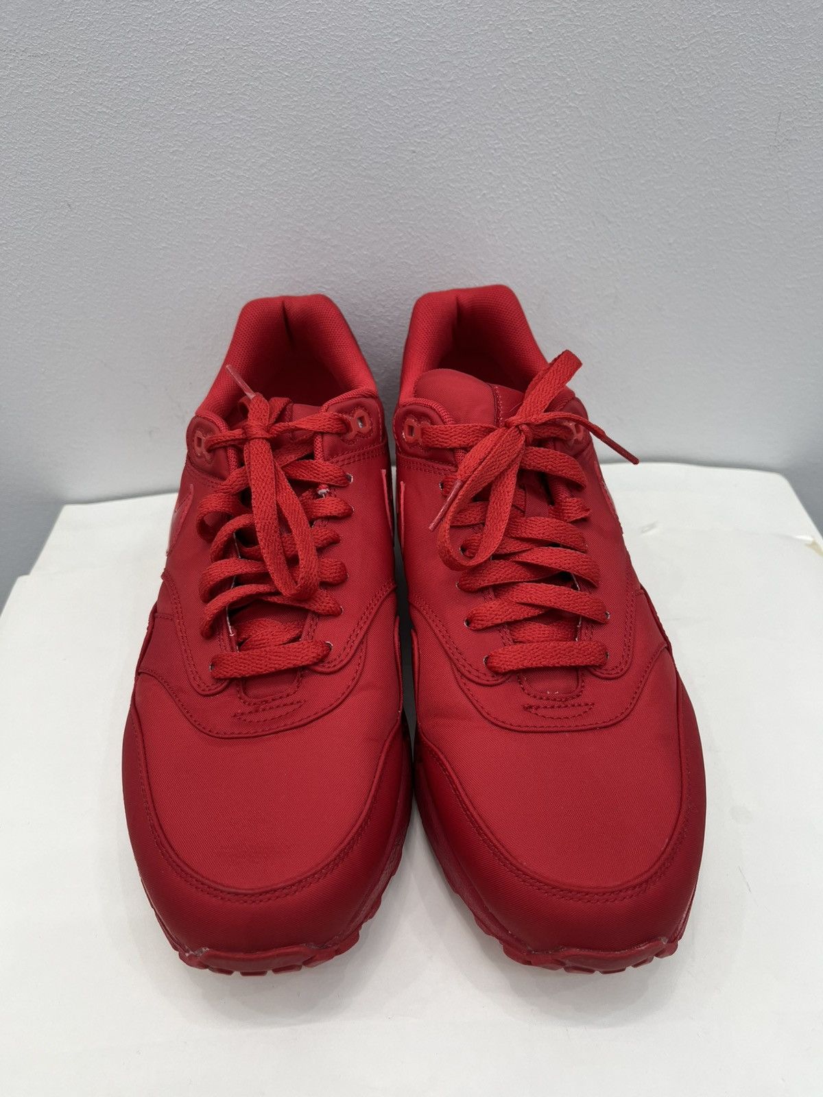 Nike 2009 Nike Air Max 1 Attack Pack Tonal Red Sneakers Size US 10 / EU 43 - 2 Thumbnail