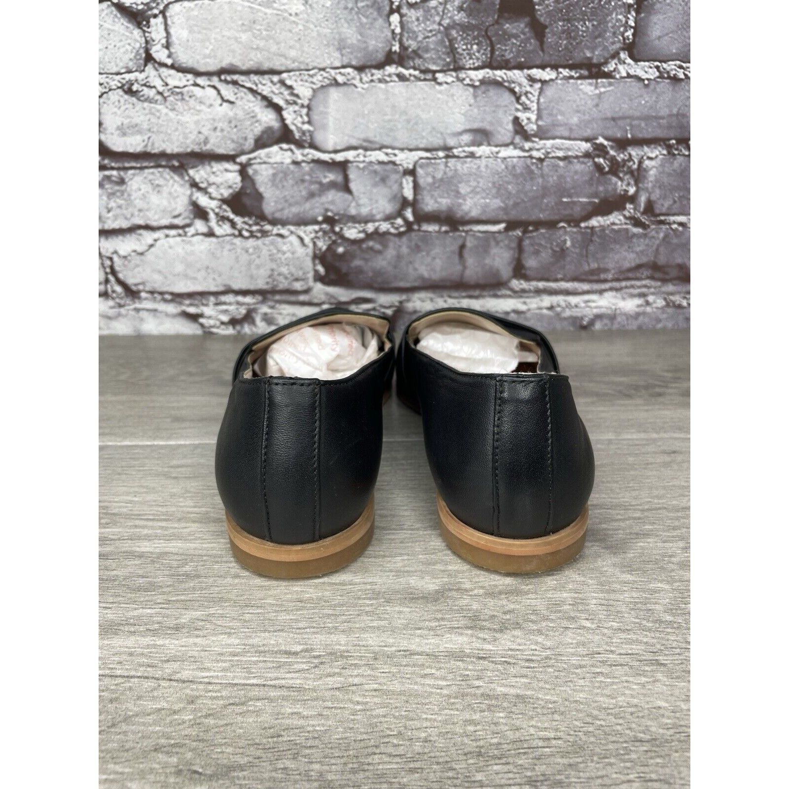 Other Dr. Scholls Original Collection Ashah Black Leather Pointed Size US 7.5 / IT 37.5 - 4 Thumbnail