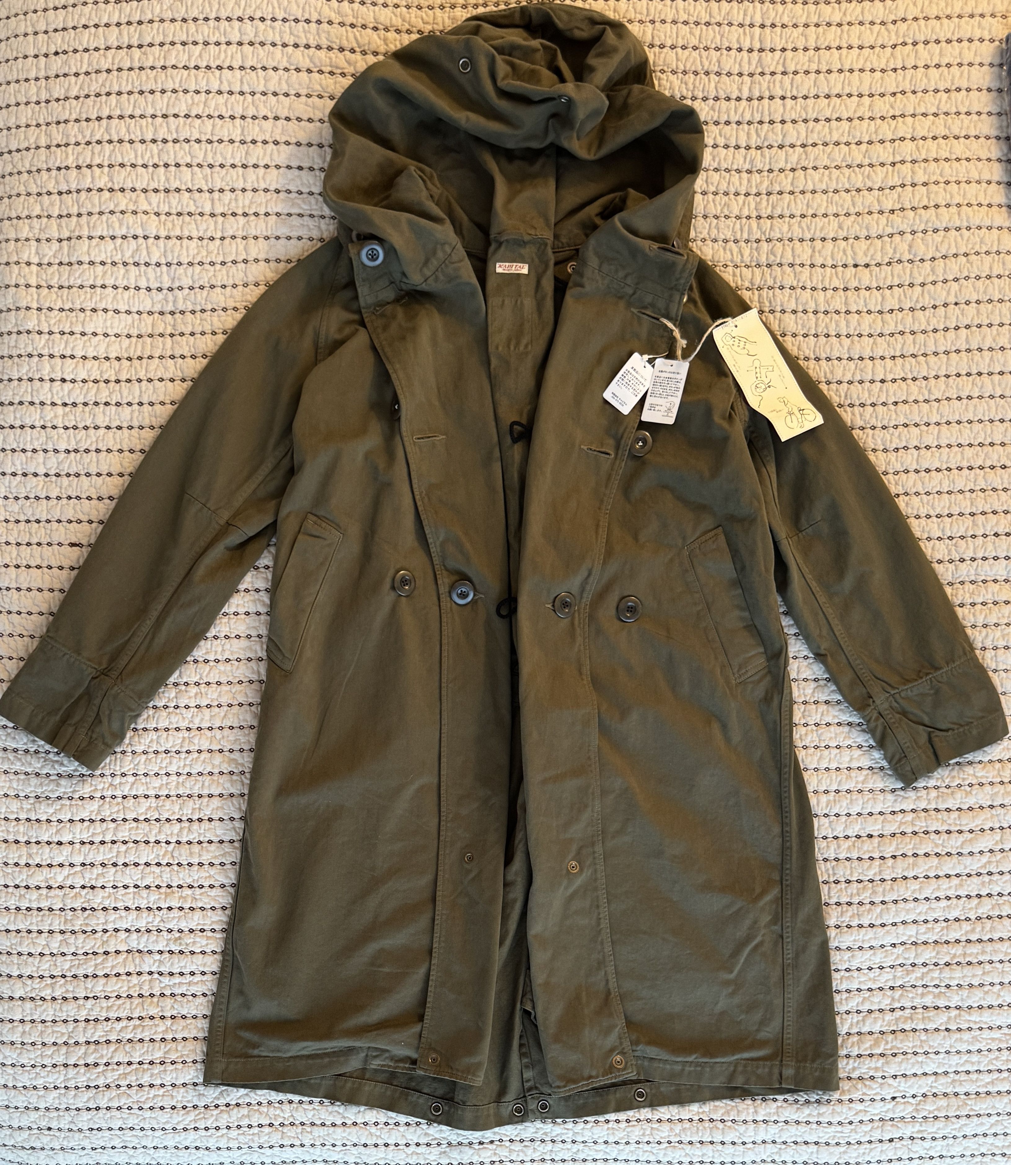 Kapital KAPITAL KATSURAGI BRUSHED TALL TRI-P COAT KHAKI SZ 1 Size US S / EU 44-46 / 1 - 1 Thumbnail