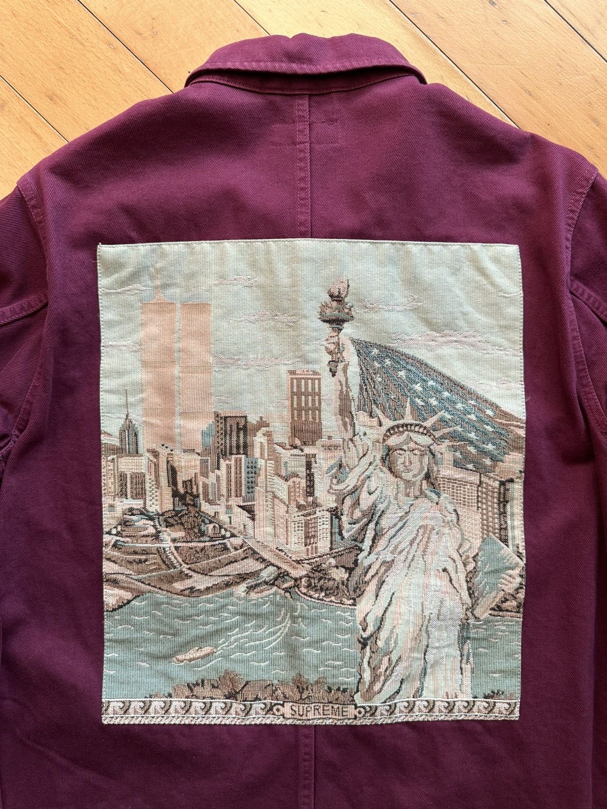 Supreme Supreme SS18 Tapestry Denim Chore Jacket Size US M / EU 48-50 / 2 - 4 Thumbnail