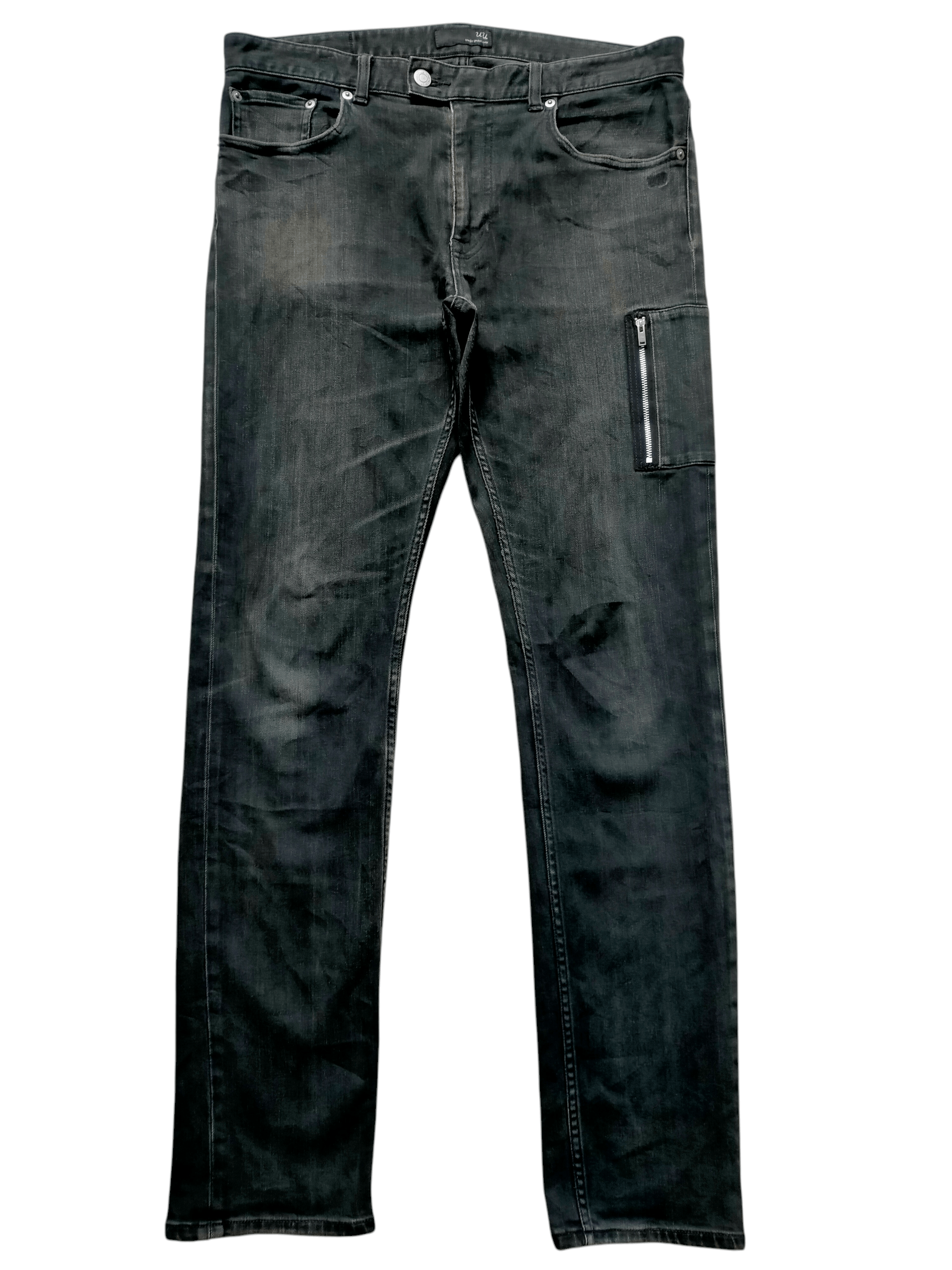 Undercover Undercover Uniqlo Black Skinny Jeans Size US 33 - 1 Thumbnail