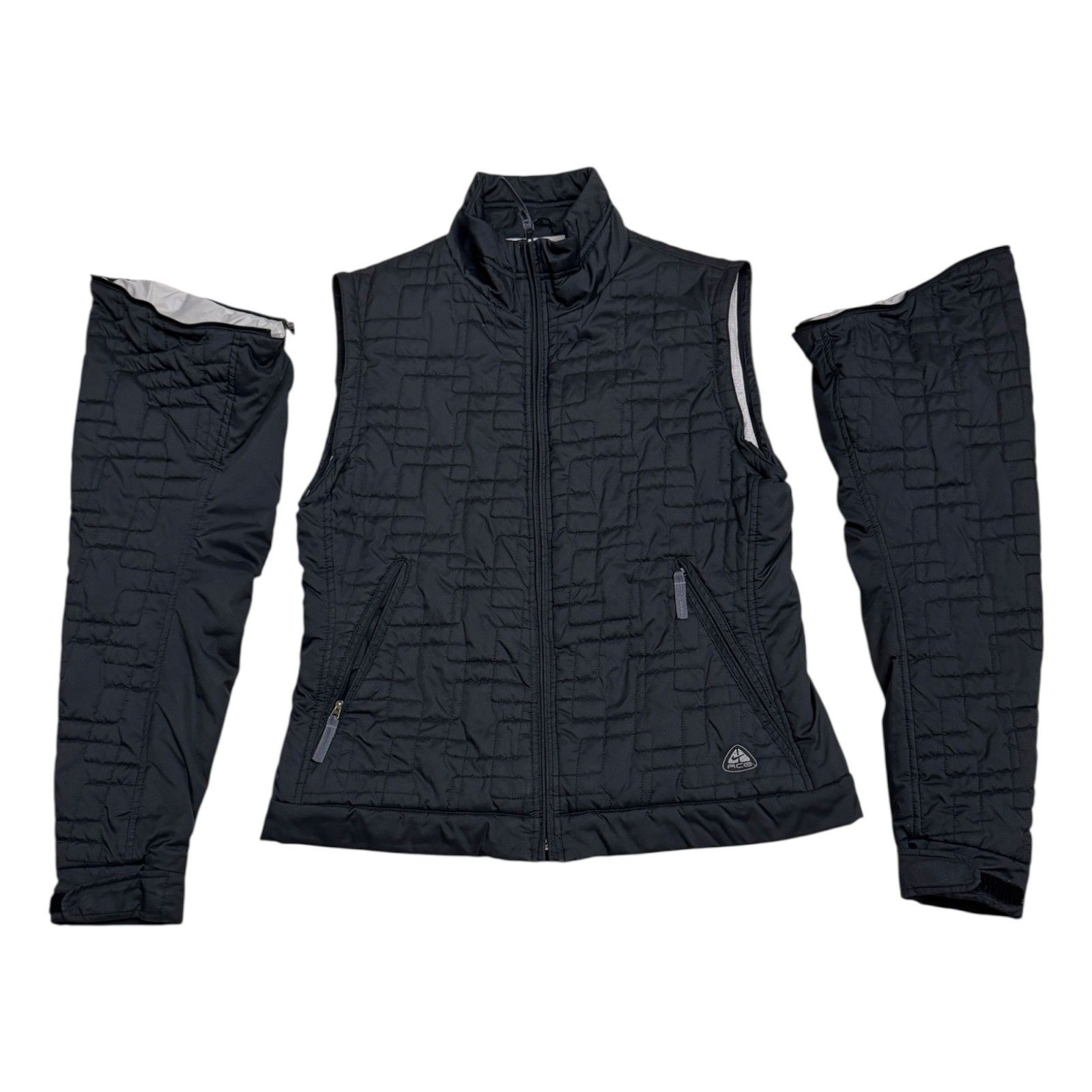 Nike ACG NIKE ACG Convertible VINTAGE Y2K Zip-Off Puffer Jacket XS Size XS / US 0-2 / IT 36-38 - 2 Thumbnail
