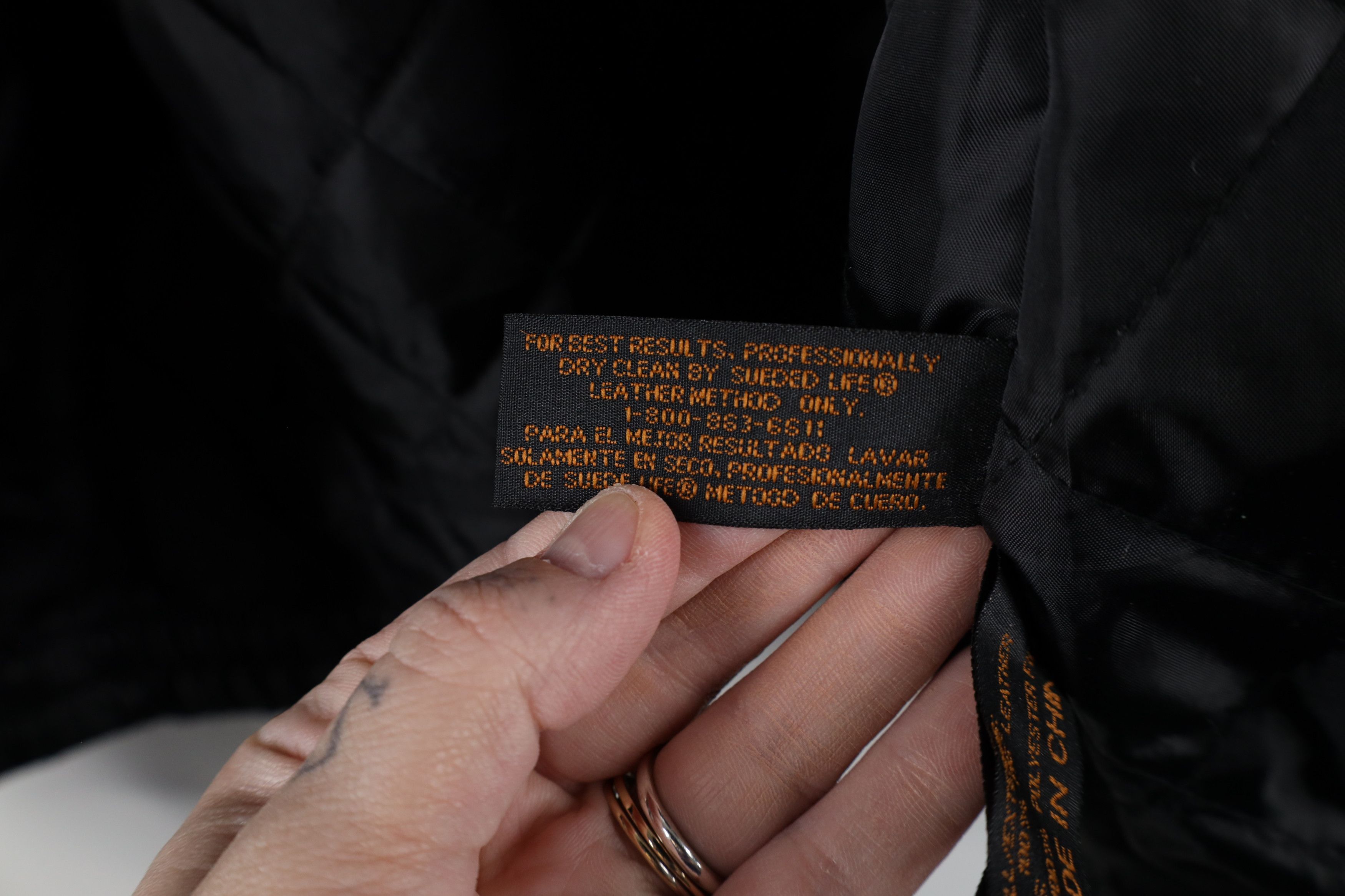 Vintage Vintage 90s Streetwear Leather CSX Docks Bomber Jacket Black Size US XL / EU 56 / 4 - 13 Thumbnail