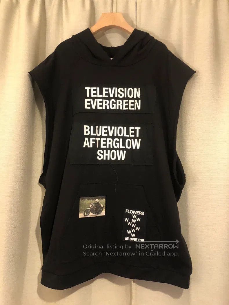 Raf Simons Raf Simons TV slogan sleeveless hooded suit Size US M / EU 48-50 / 2 - 1 Thumbnail