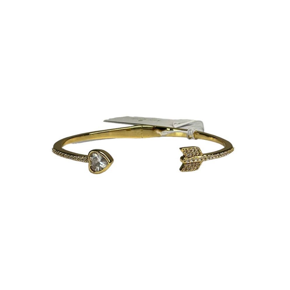 Kate Spade Kate Spade Open Hinged Cuff Heart Arrow Bracelet Size ONE SIZE - 3 Thumbnail