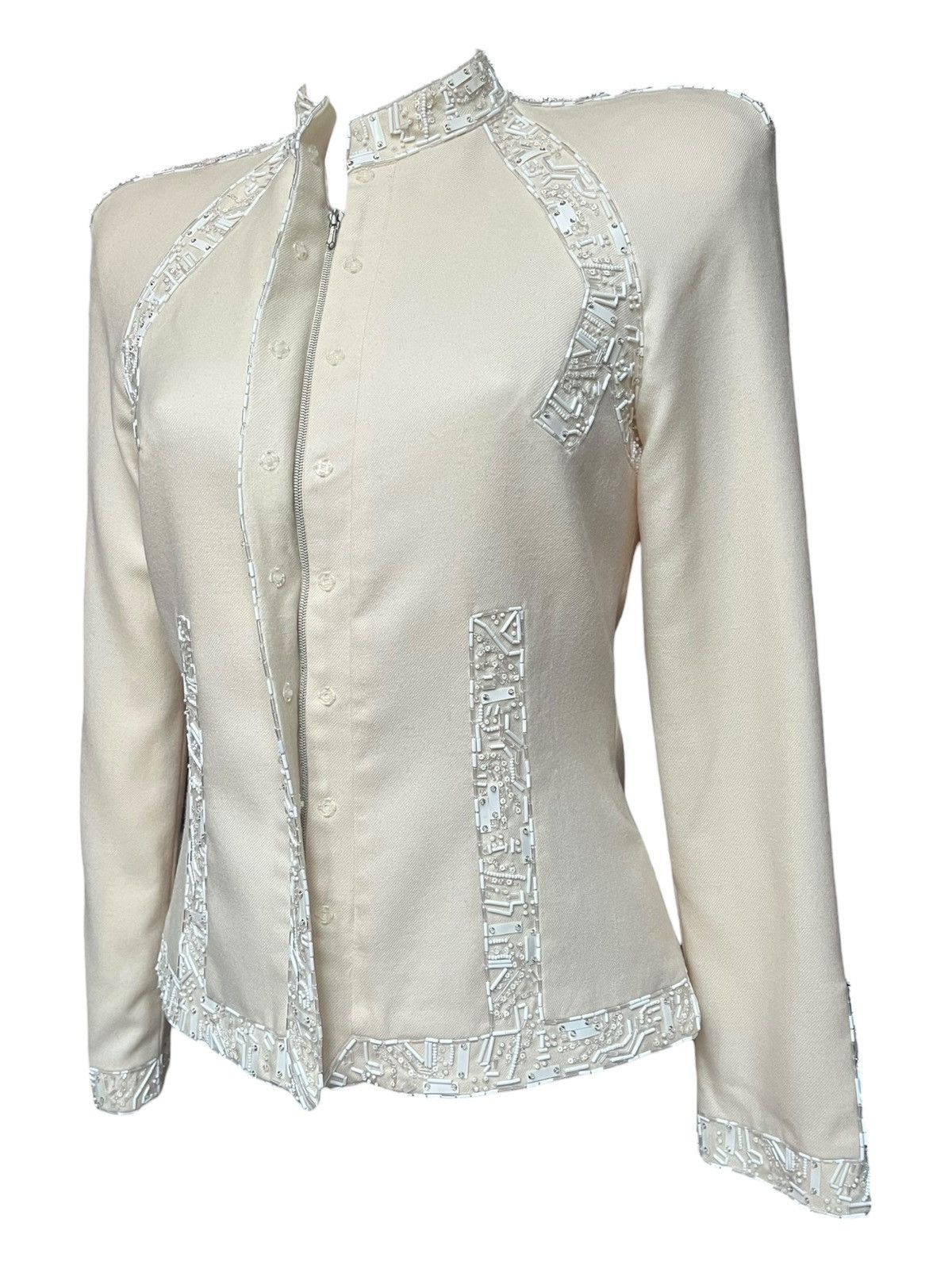 Givenchy Givenchy By Alexander Mcqueen FW 1999 Circuit Board Jacket Size XS / US 0-2 / IT 36-38 - 5 Thumbnail