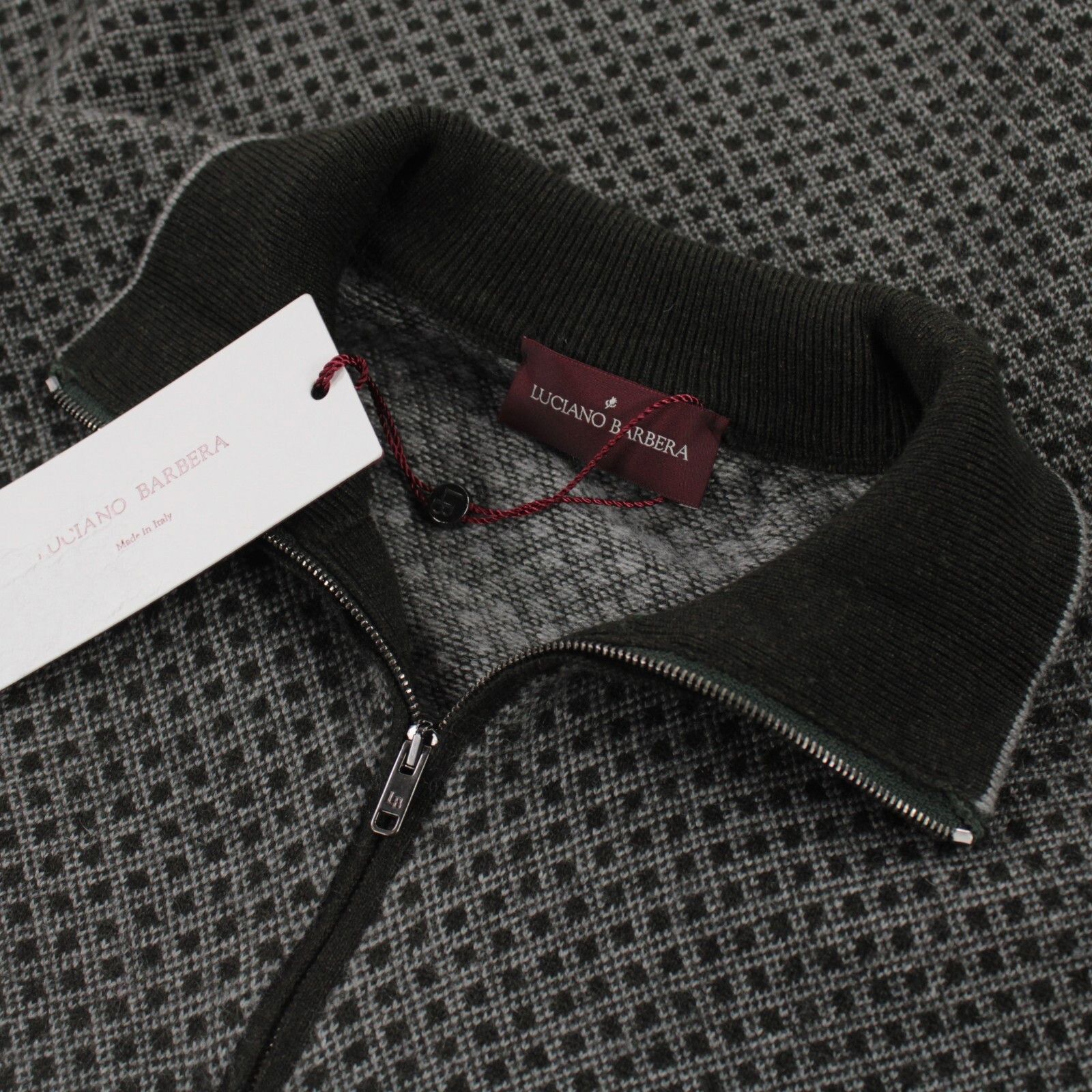 Luciano Barbera Luciano Barbera Sweater Size US L in Green Size US L / EU 52-54 / 3 - 1 Thumbnail