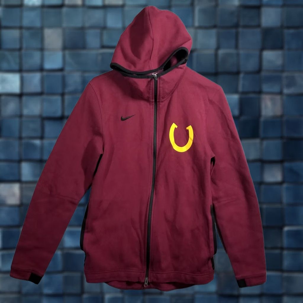 Nike Nike Showtime Hoodie Mens S Red Full Zip Sweatshirt Jacket Size US S / EU 44-46 / 1 - 1 Thumbnail