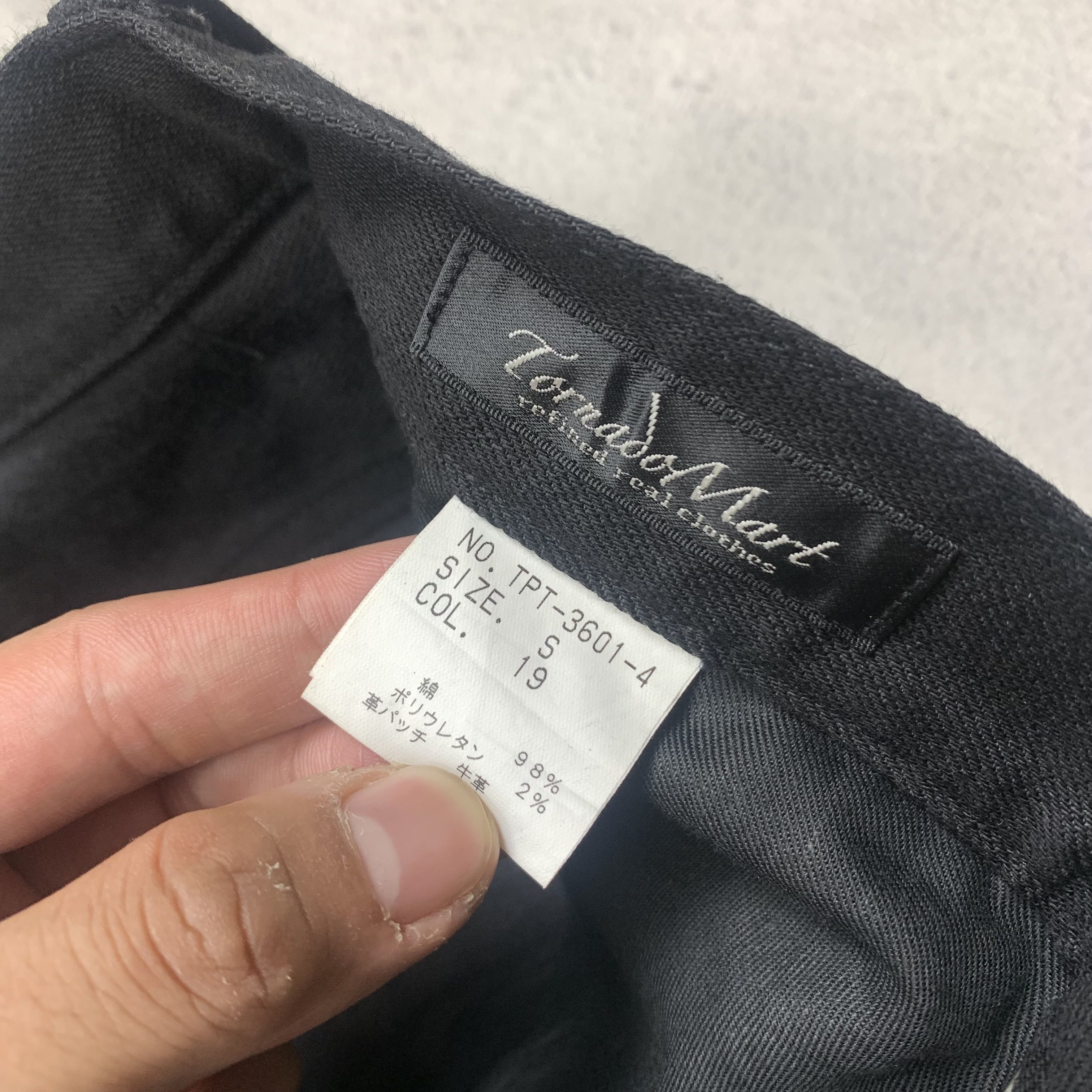 Tornado Mart Tornado Mart Black Pants Size US 30 / EU 46 - 7 Thumbnail
