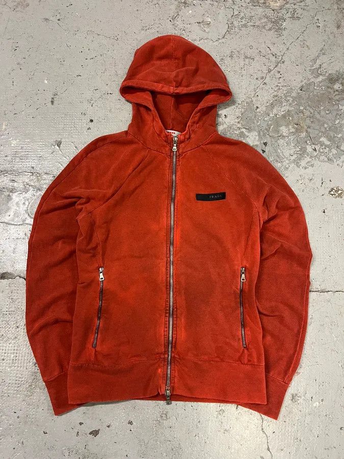 Prada × Vintage AW2008 Prada Faded Orange Vitamina Sweater