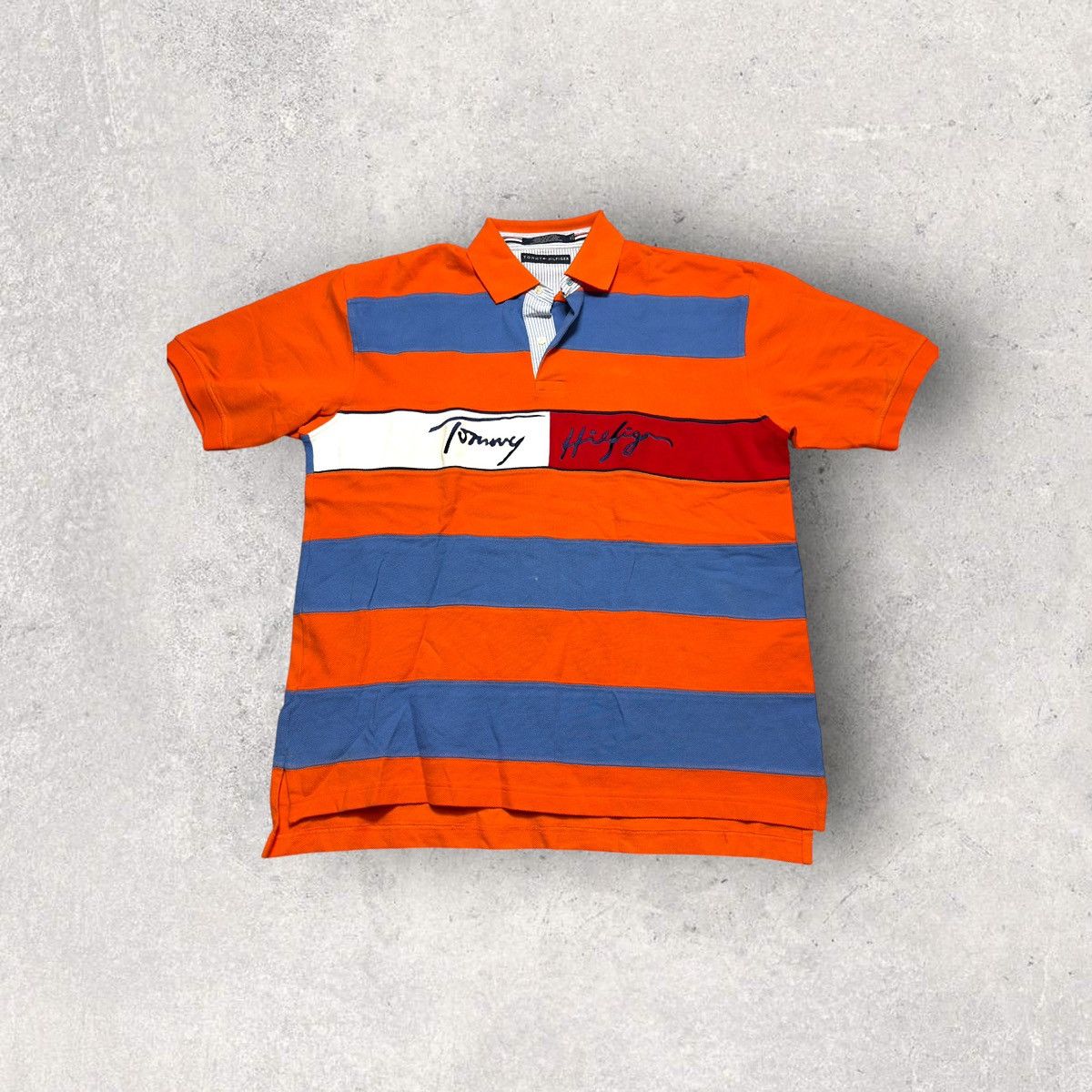 Tommy Hilfiger × Vintage Vintage Tommy Hilfiger polo shirt Size US XL / EU 56 / 4 - 1 Thumbnail
