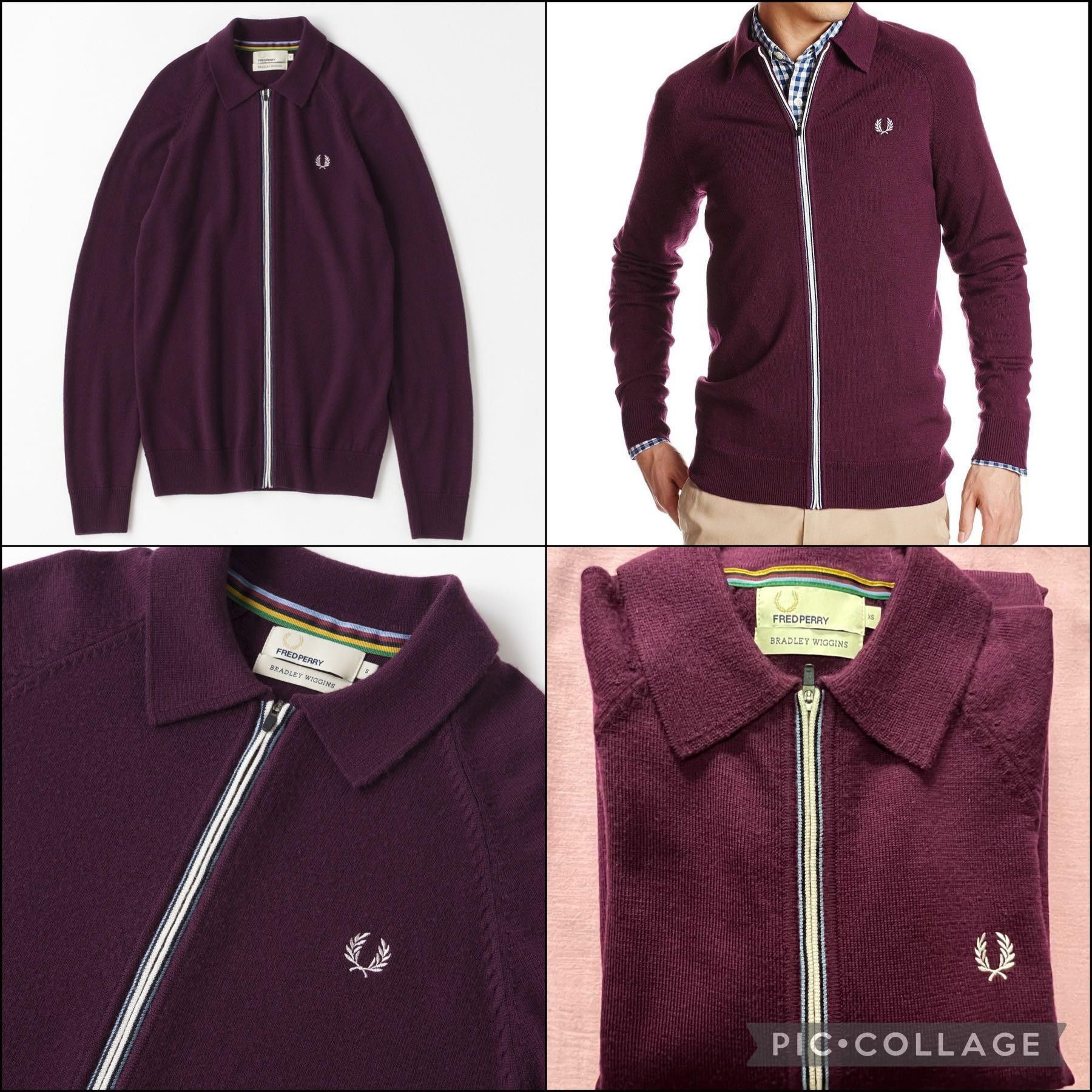 Fred Perry Fred Perry X Bradley Wiggins Merino Wool Cardigan Size US XS / EU 42 / 0 - 1 Thumbnail