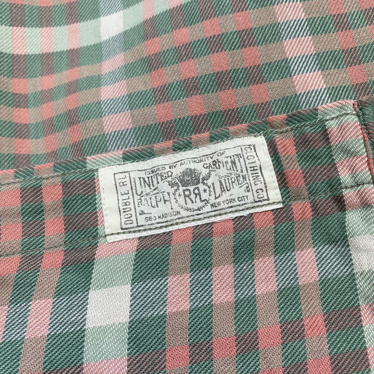 RRL Ralph Lauren Flannel Button Shirt Size US L / EU 52-54 / 3 - 11 Thumbnail