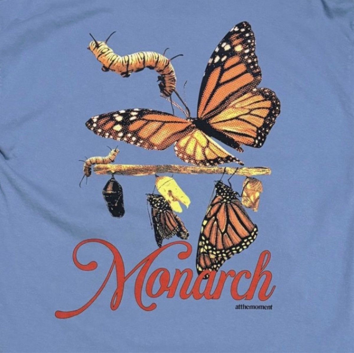 atthemoment atthemoment Blue Monarch Butterfly Tee - Size L Size US L / EU 52-54 / 3 - 3 Thumbnail