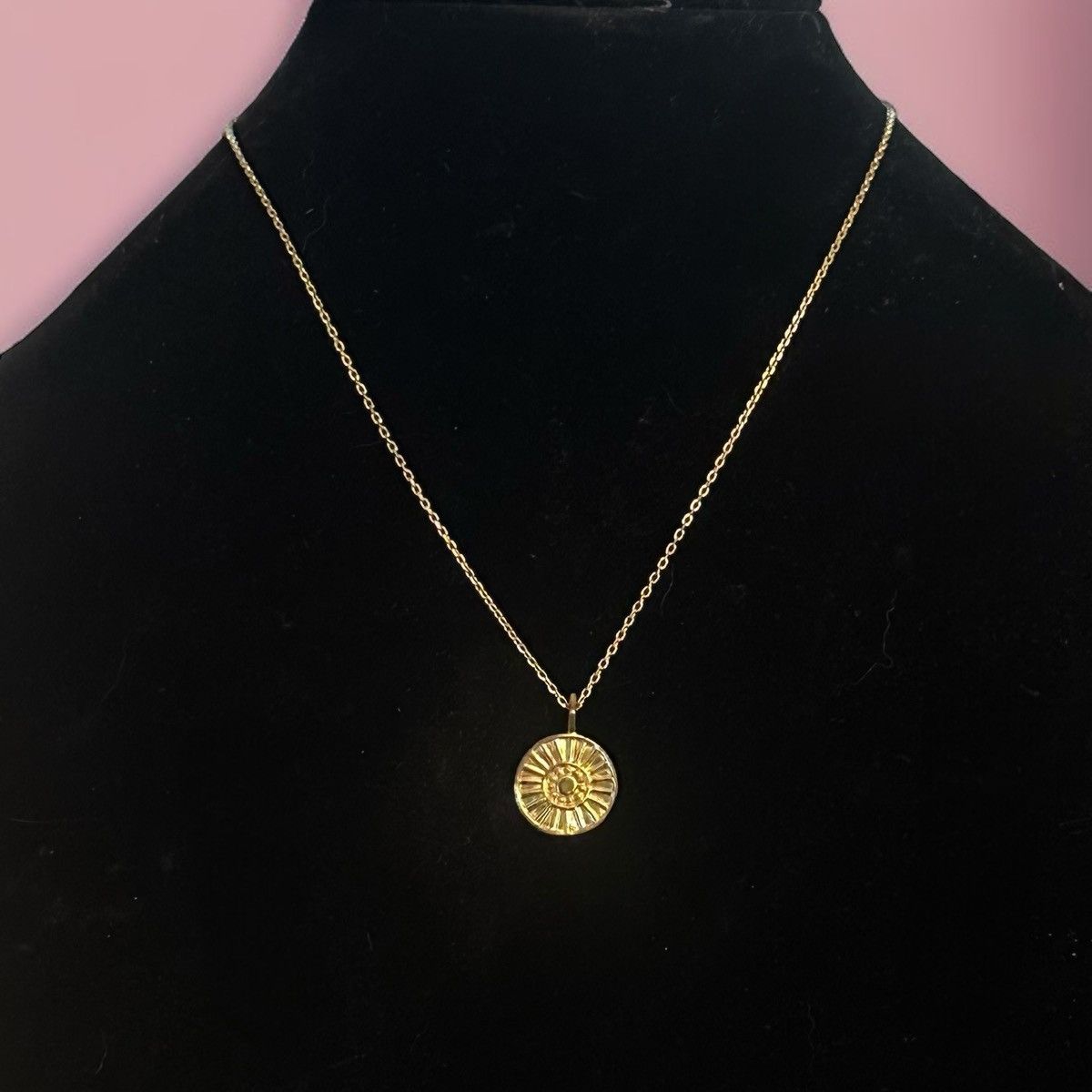 Other 925 gold plated sunburst pendant necklace Size ONE SIZE - 1 Thumbnail