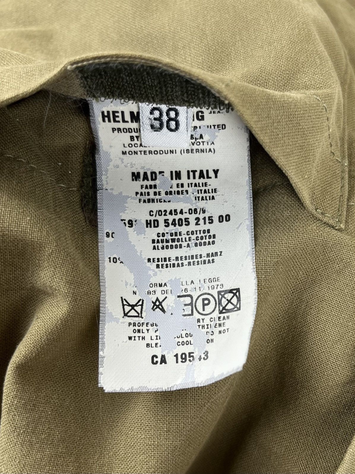 Helmut Lang AW99 Helmut Lang Vintage Cotton Bondage M69 Flak Jacket Size US S / EU 44-46 / 1 - 14 Thumbnail
