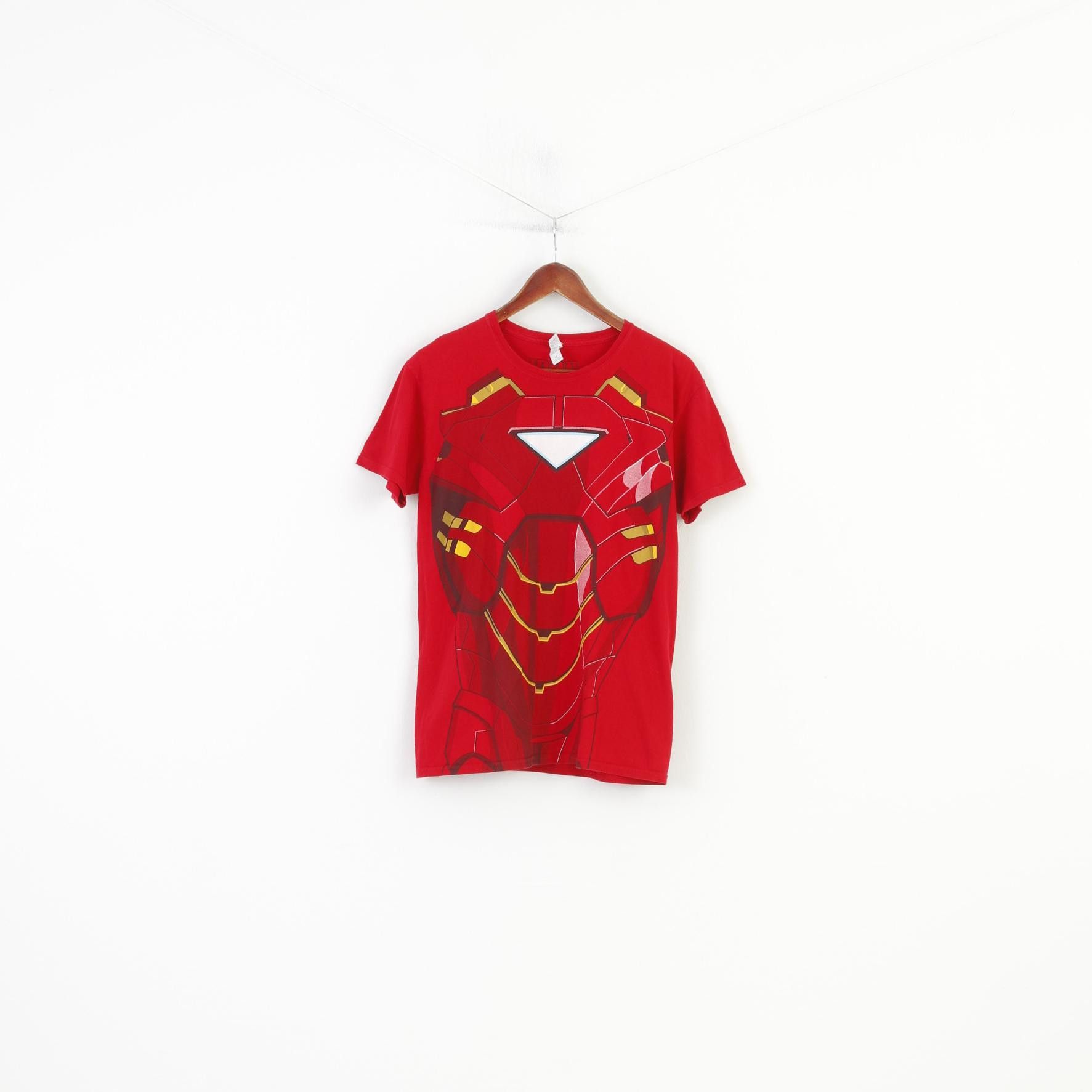 Gildan Gildan Men M T-Shirt Red Iron Man Graphic Cotton 4007 Size US M / EU 48-50 / 2 - 1 Thumbnail