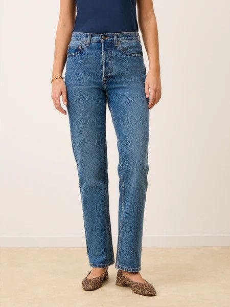 Route Paris Germain Jeans Indigo Straight Jeans in Blue, Women's (Size 28)