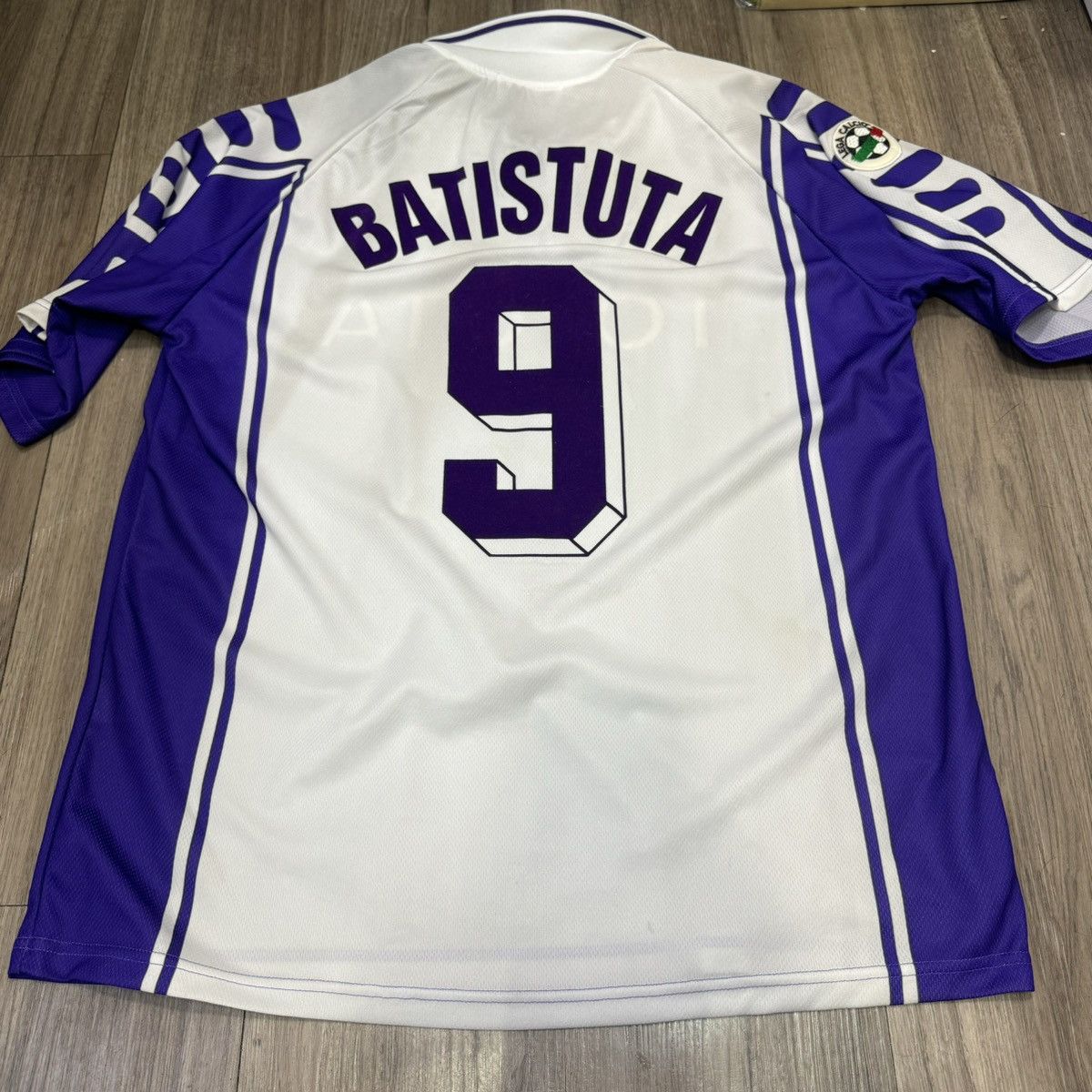 Fila Fiorentina 99/00 away shirt #9 Batistuta Size US XL / EU 56 / 4 - 2 Thumbnail