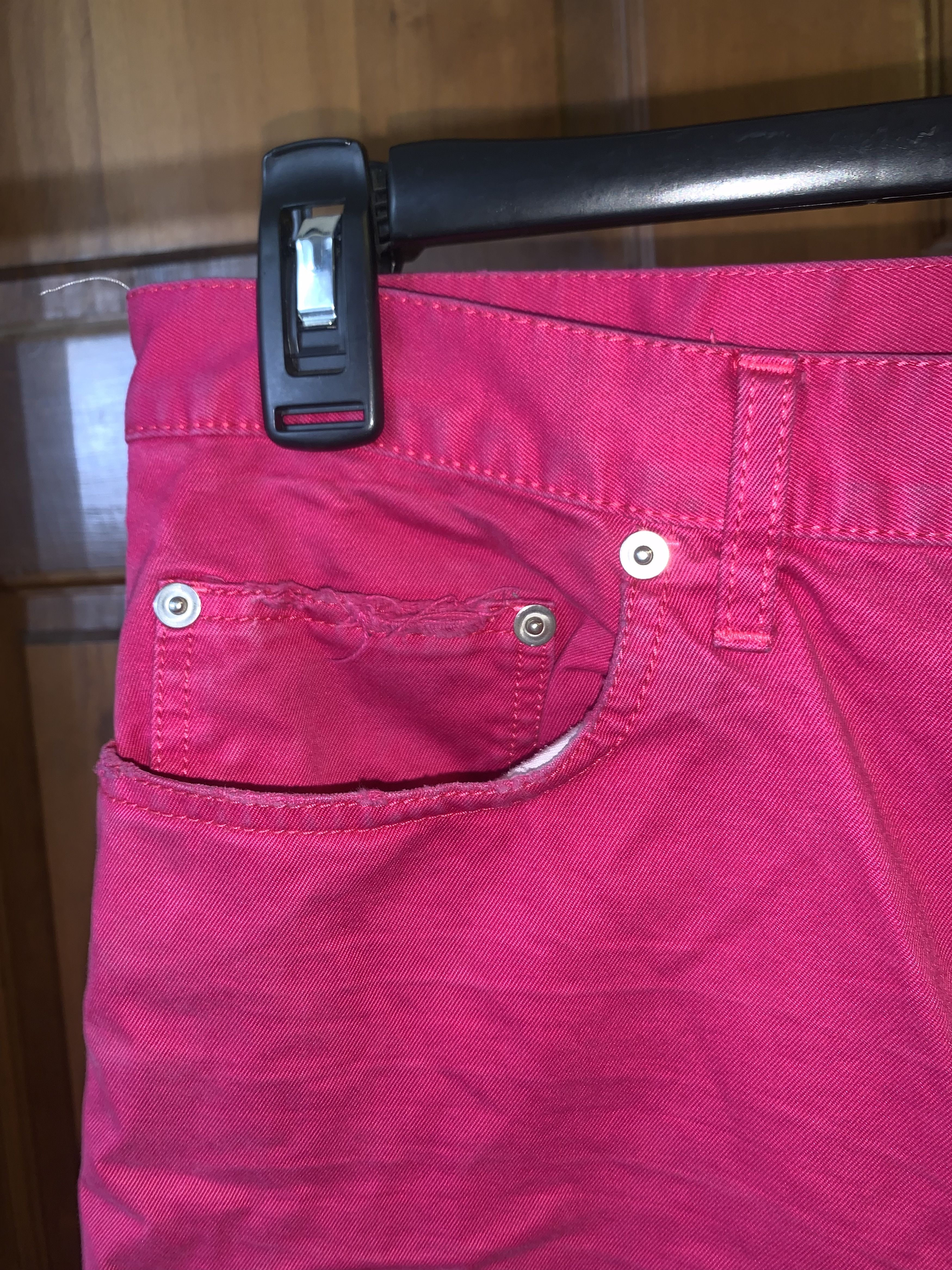 Dior SS05 Dior Homme Fuchsia Jeans Size US 33 - 5 Thumbnail