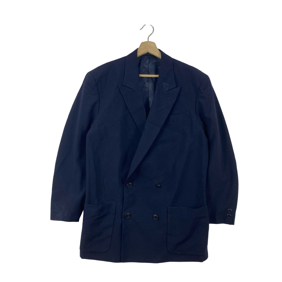 Yohji Yamamoto Vintage YOHJI YAMAMOTO Double Breasted Blazer Jacket Size M / US 6-8 / IT 42-44 - 3 Thumbnail
