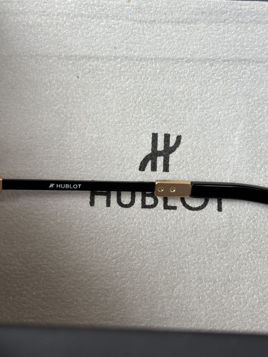 Hublot Hublot Tech Shield Sunglasses H006 Gold/Bue Pristine CASE Size ONE SIZE - 7 Thumbnail