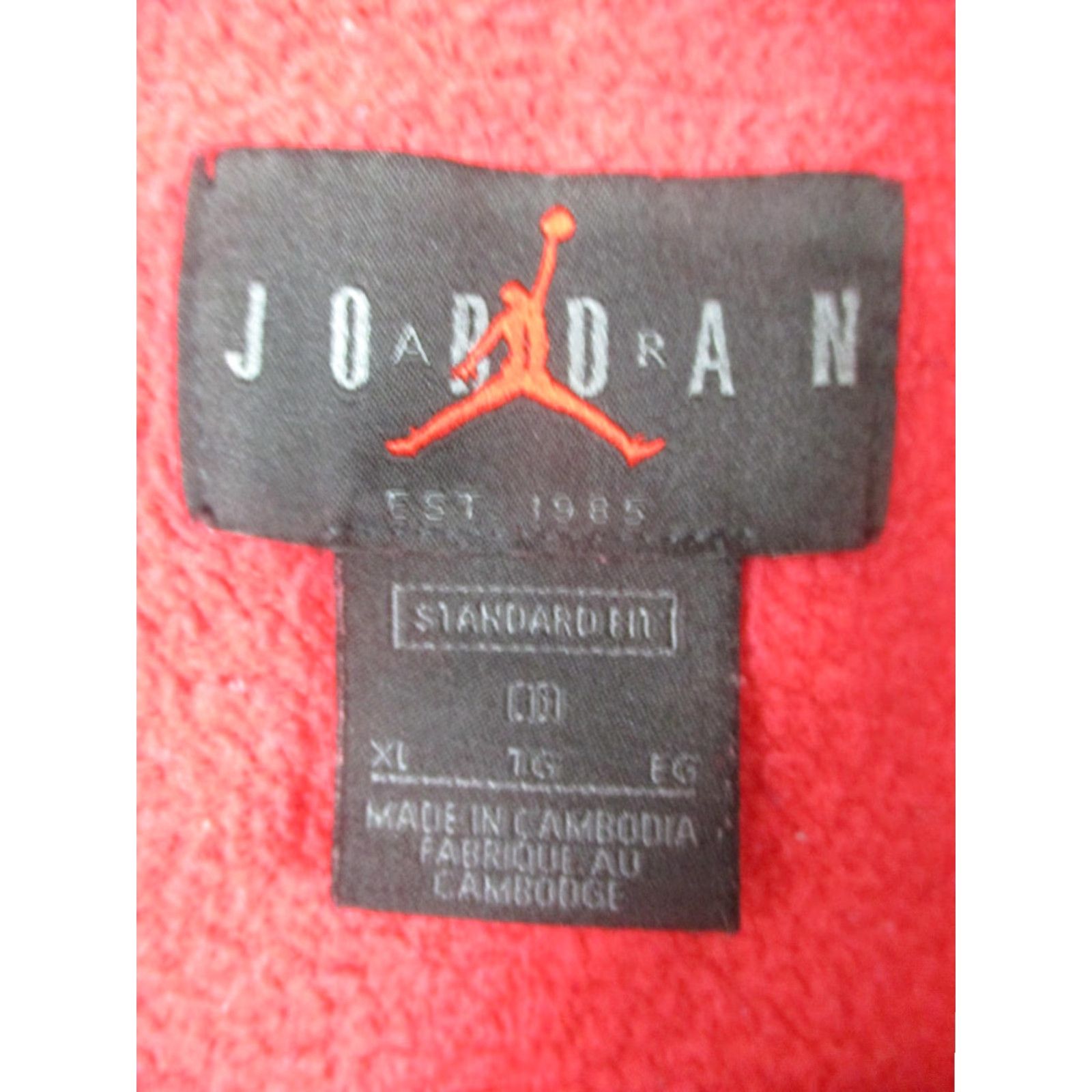 Jordan Brand Jordan Hoodie Mens XL Red Full Zip Fleece Sweatshirt Athletic Jumpman CK6679-687 Size US XL / EU 56 / 4 - 3 Thumbnail
