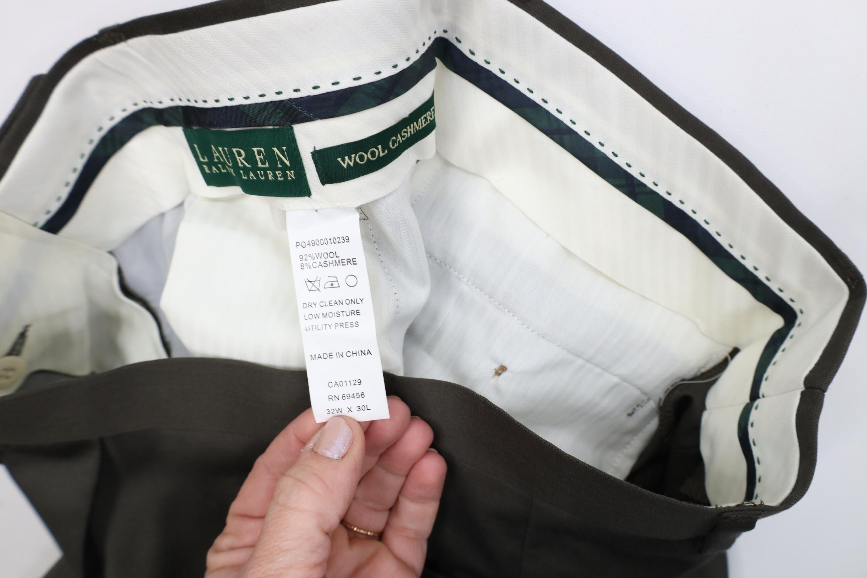 Polo Ralph Lauren Vintage Ralph Lauren Knit Wide Leg Chino Pants Trousers Size US 32 / EU 48 - 8 Thumbnail