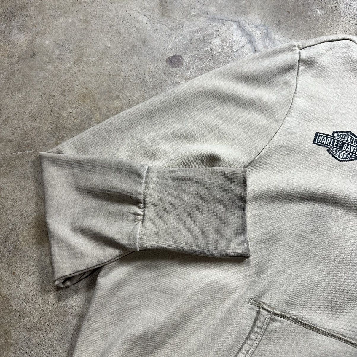 Harley Davidson Vintage Y2K Beige Harley Davidson Tiger Zip Up Biker Hoodie Size US XXL / EU 58 / 5 - 7 Thumbnail