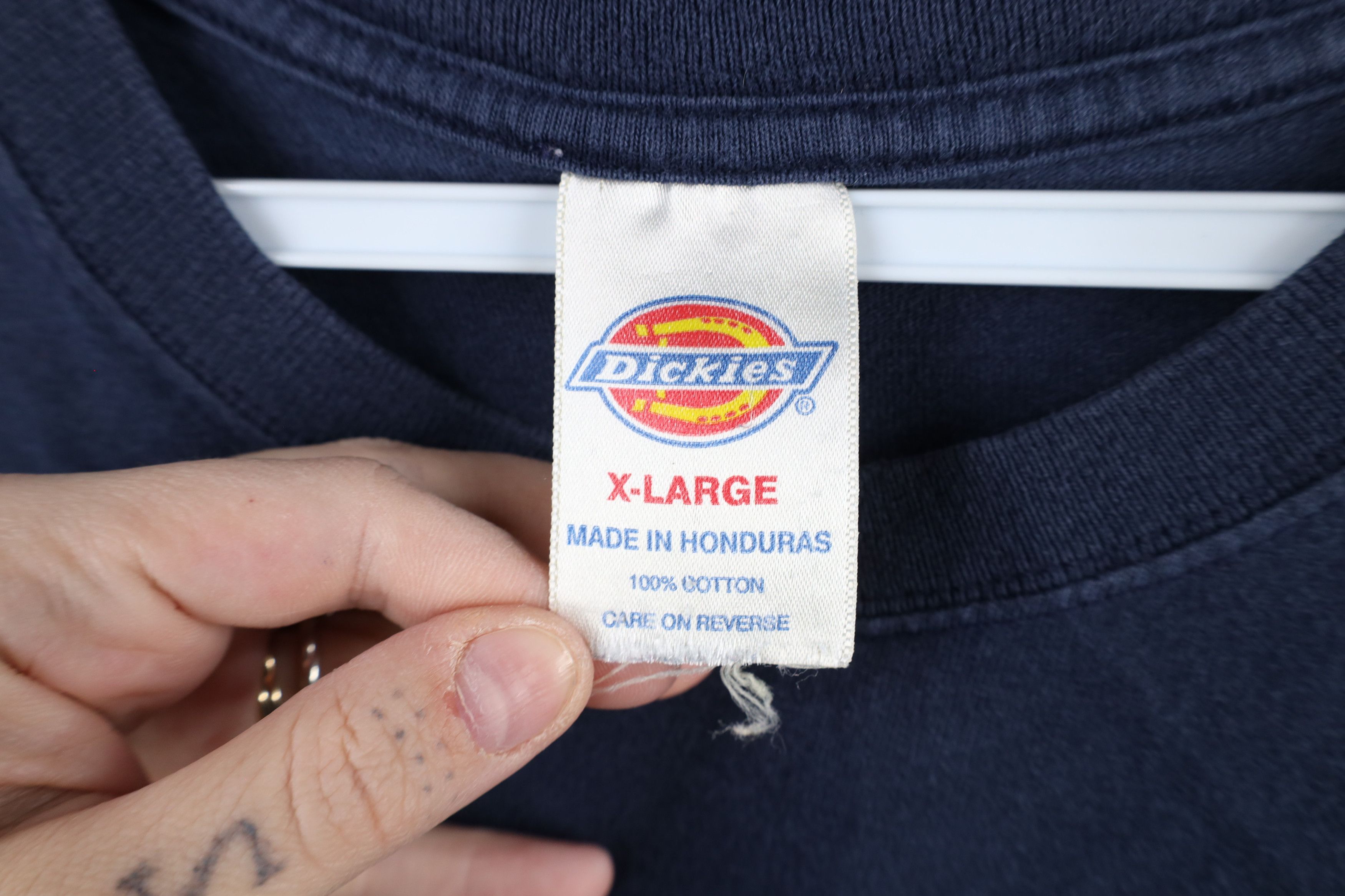 Dickies × Vintage Vintage 90s Dickies Spell Out Short Sleeve Pocket T-Shirt Size US XL / EU 56 / 4 - 7 Thumbnail