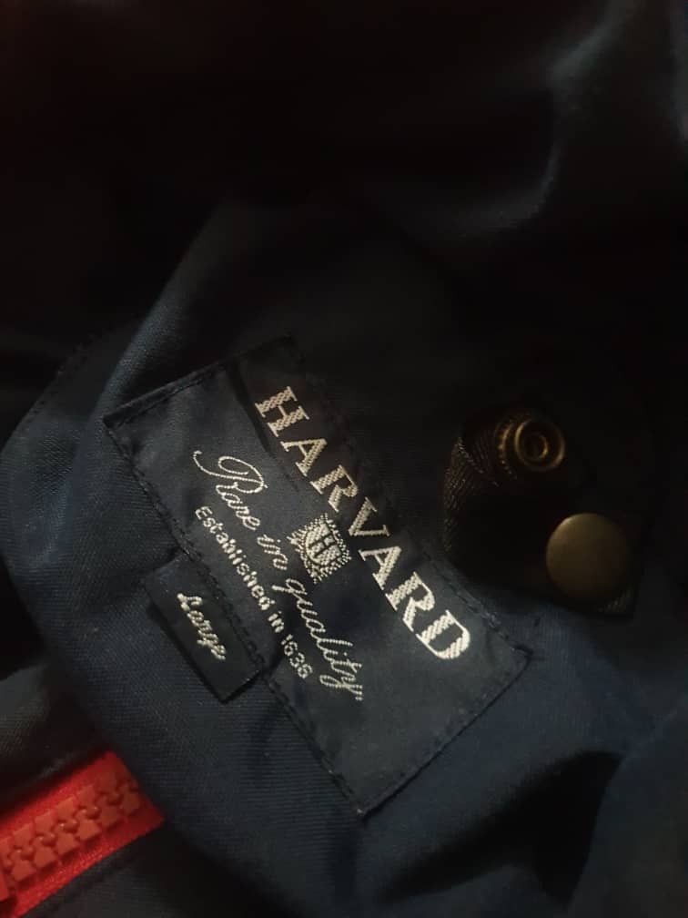 Japanese Brand HARVARD Established 1636 red colour Hidden Hoodie Jacket Size US L / EU 52-54 / 3 - 2 Thumbnail