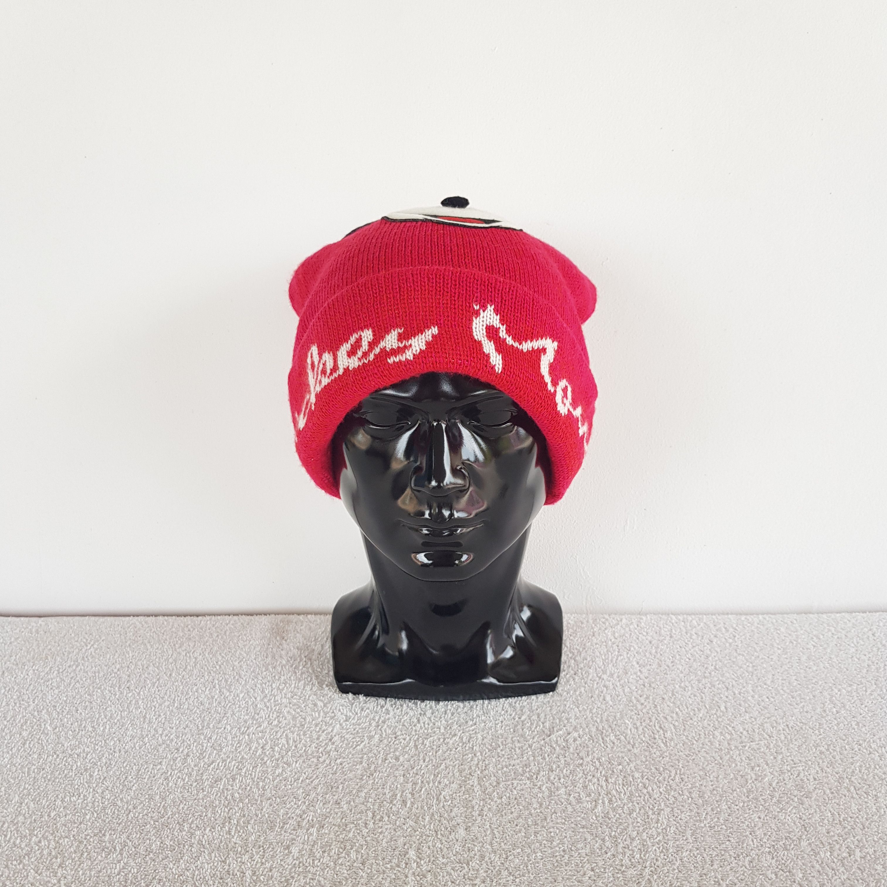 Disney Vintage Mickey Mouse Beanie Disney Cartoon Snow Caps Hats. Size ONE SIZE - 2 Thumbnail