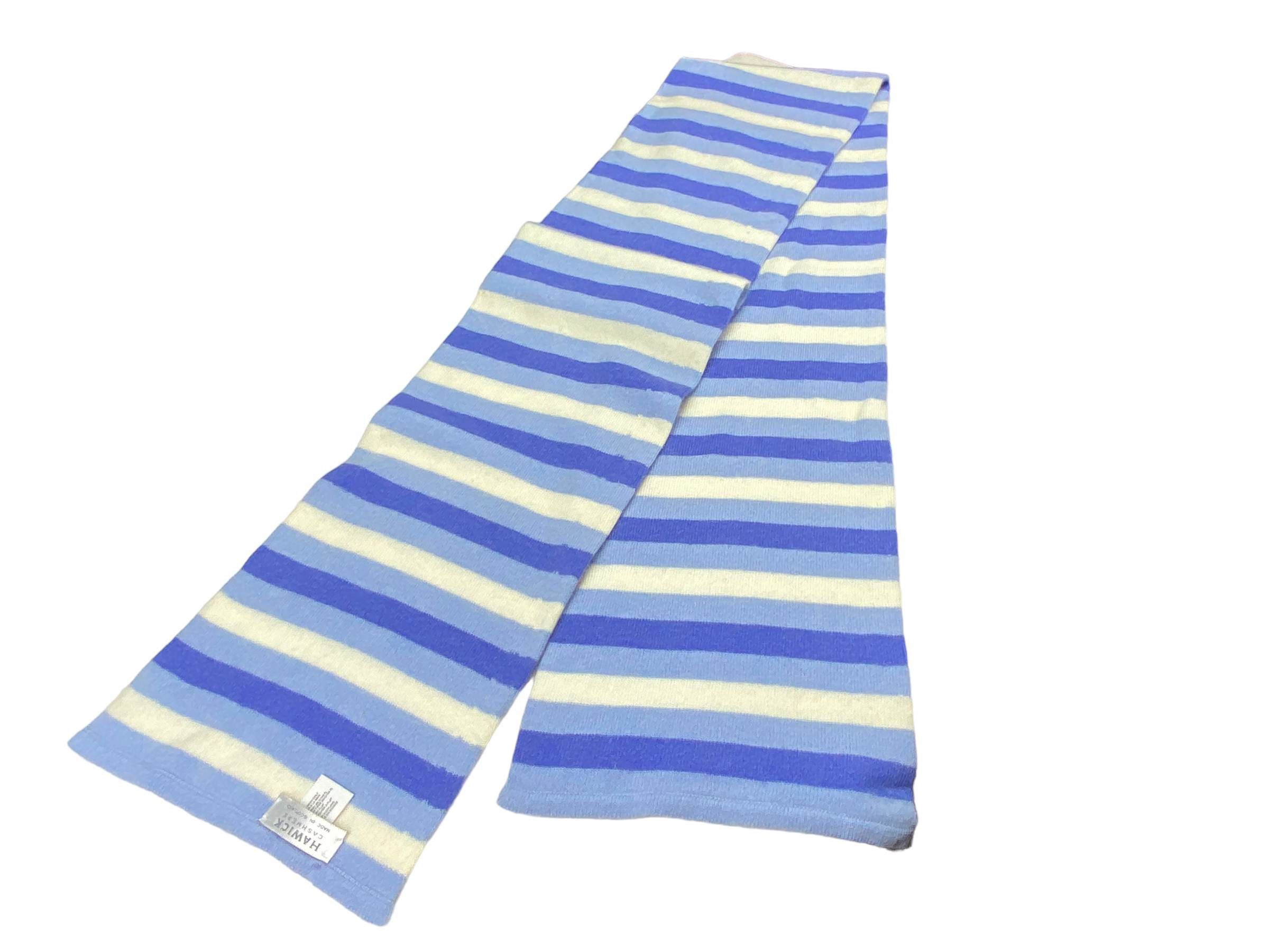 Vintage Hawick scarf Cashmere Stripes Vintage Scarves Scotland Size ONE SIZE - 2 Thumbnail