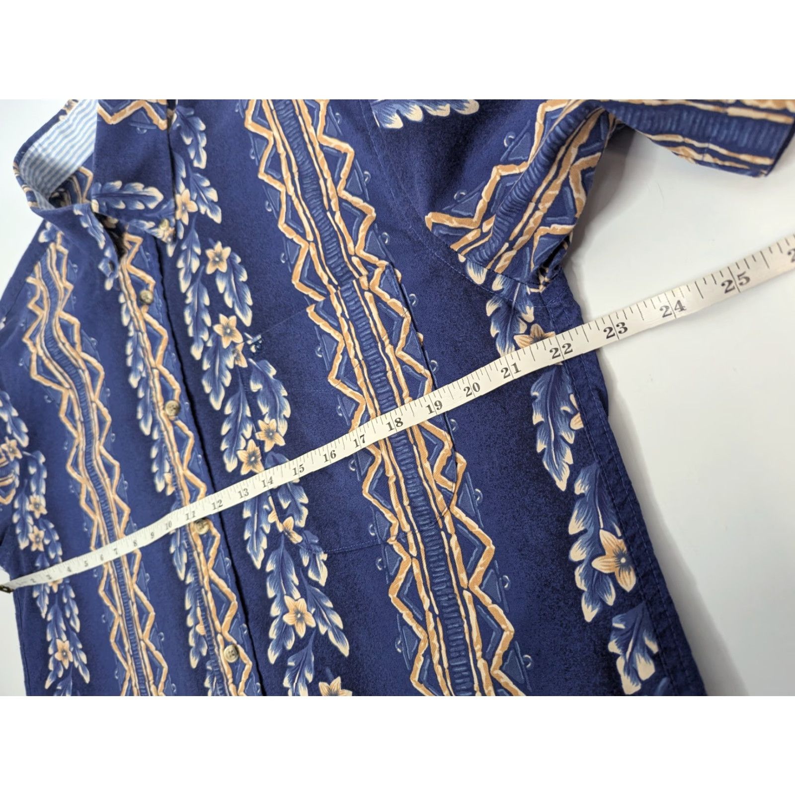 Equipment VINTAGE Cowboy Equipment Blue Floral Hawaiian Shirt Medium Size US M / EU 48-50 / 2 - 5 Thumbnail