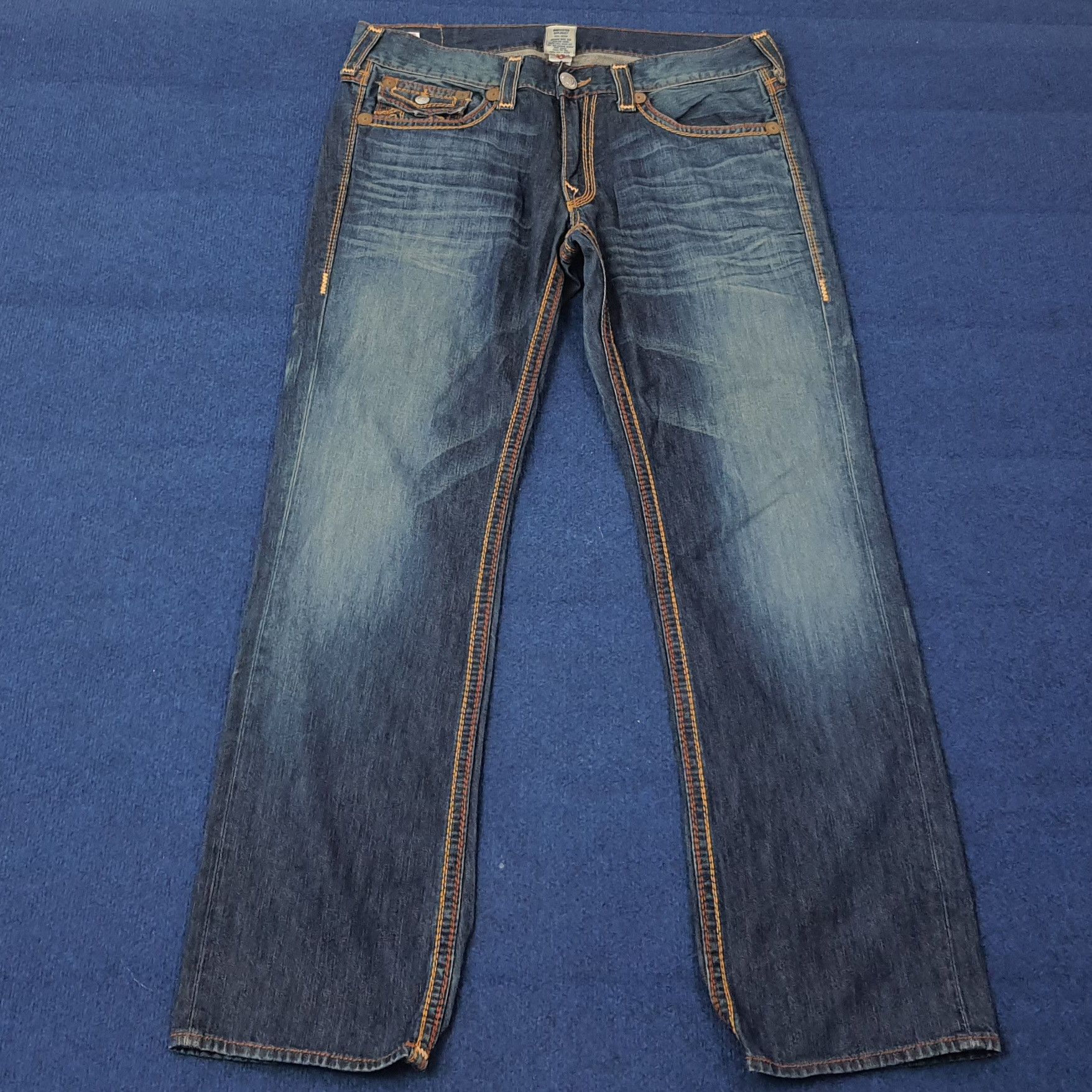 True Religion Vintage True Religion American Denim Jeans C258N2 Size US 37 - 4 Thumbnail