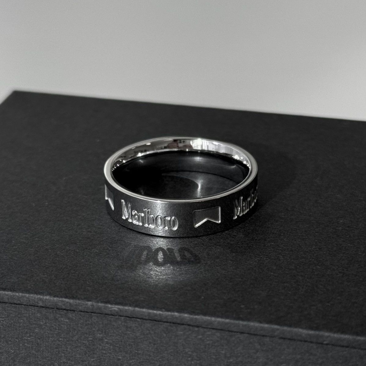 Marlboro Marlboro ring silver Size ONE SIZE - 4 Thumbnail