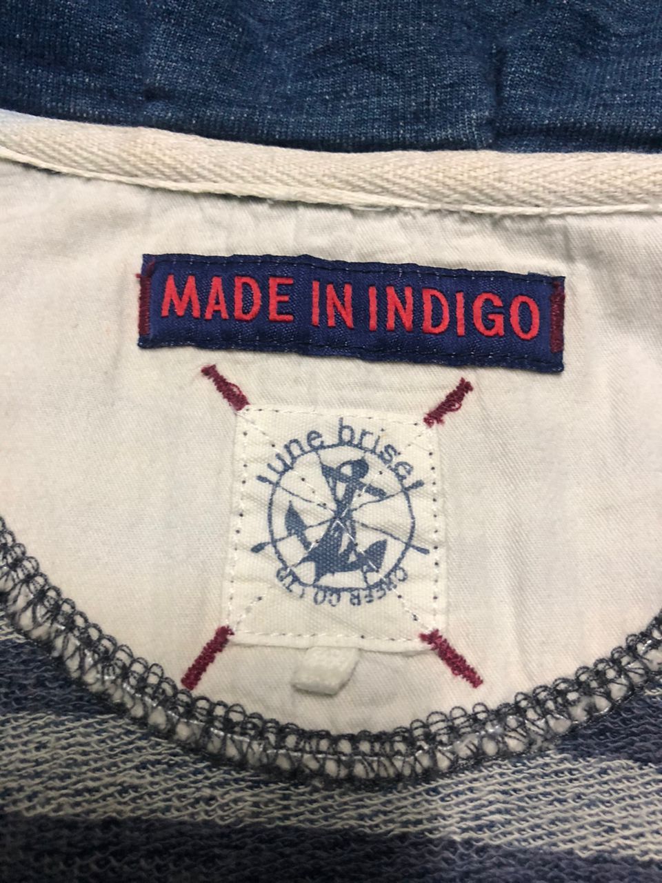 Japanese Brand Vintage Une Brisel Indigo Deck Made In Indigo Size S / US 4 / IT 40 - 12 Thumbnail