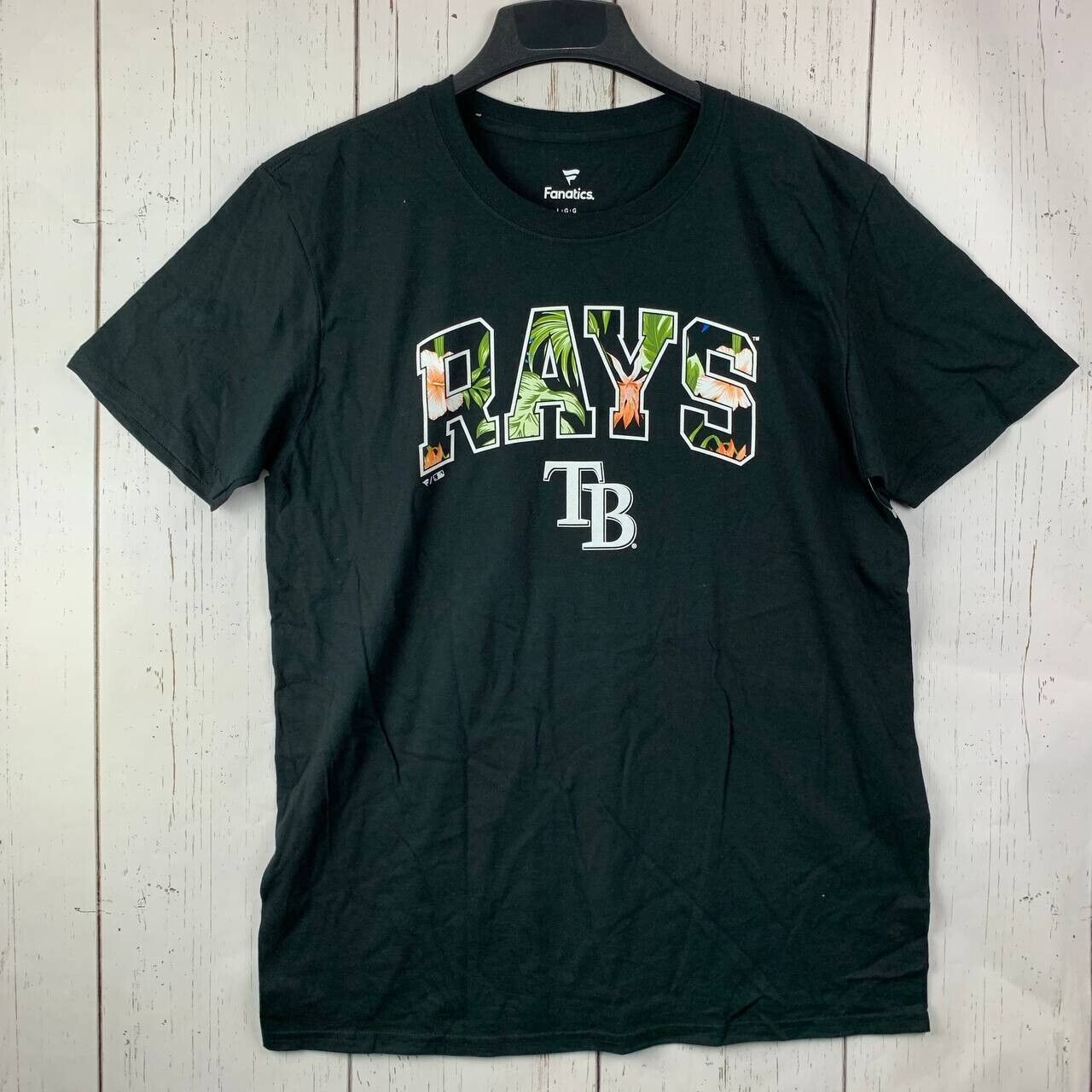 MLB Tampa Bay Rays MLB L Fanatics Casual T-Shirt Black Men Size US L / EU 52-54 / 3 - 1 Thumbnail