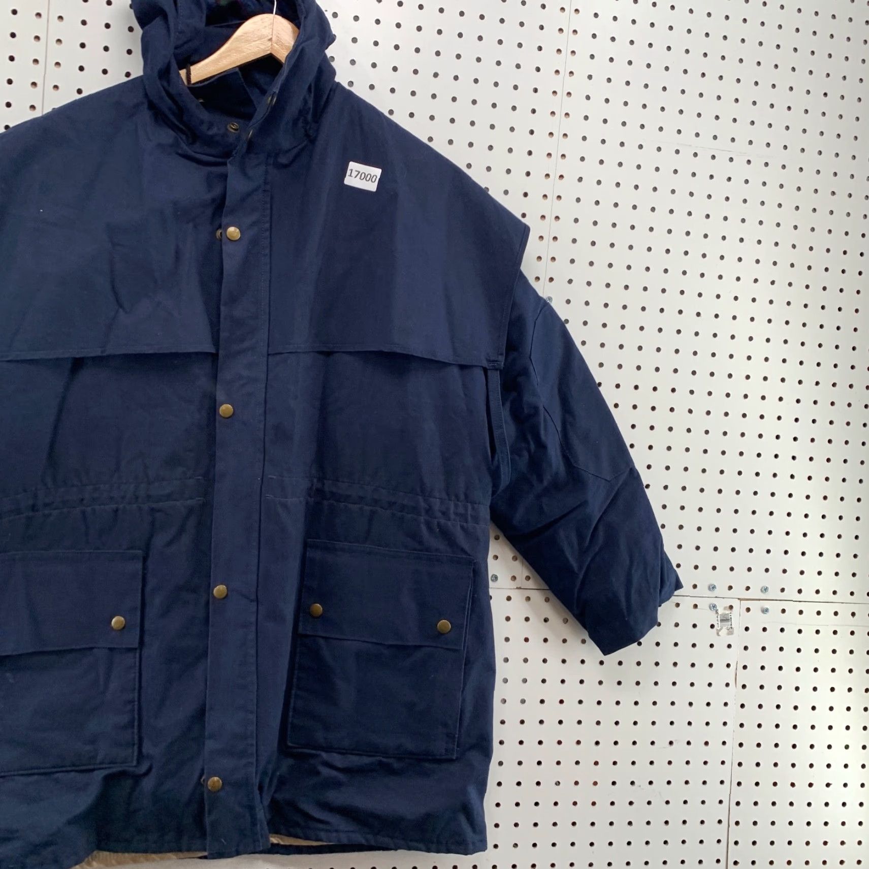 Vintage VINTAGE Australian Stockman Outfitters Hooded Coat Parka Mens L Blue Casual Winter Size US L / EU 52-54 / 3 - 4 Thumbnail