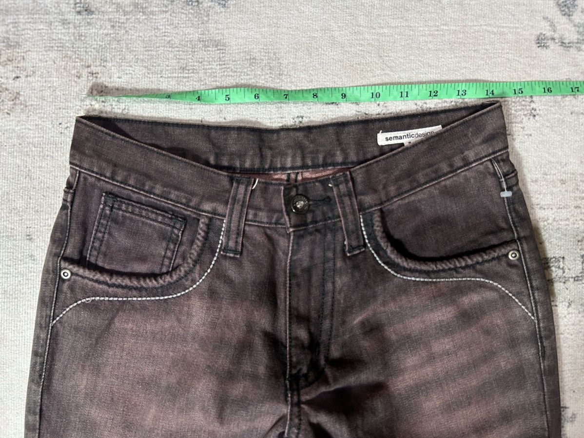semanticdesign 2000s Semantic Design Purple Dark Jeans Size US 29 - 5 Thumbnail