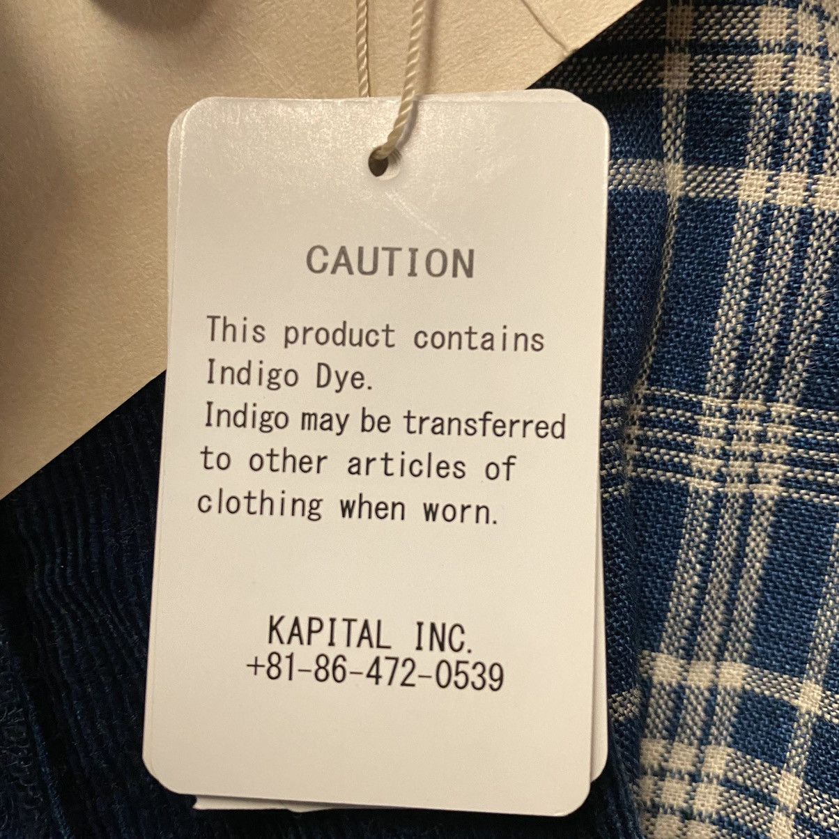 Kapital Kapital Patchwork Nora-Dot Tiger Juddbhan Indigo Shirt Size US L / EU 52-54 / 3 - 11 Thumbnail