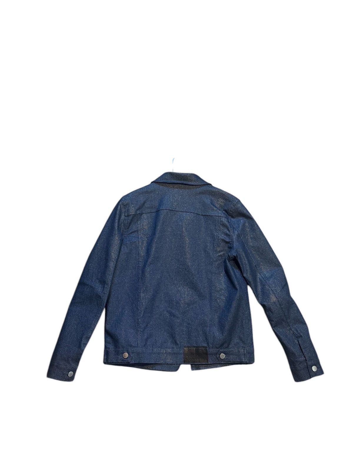 MONFRERE Men's Dean Shimmer Stingray Trucker Jacket Size US M / EU 48-50 / 2 - 3 Thumbnail