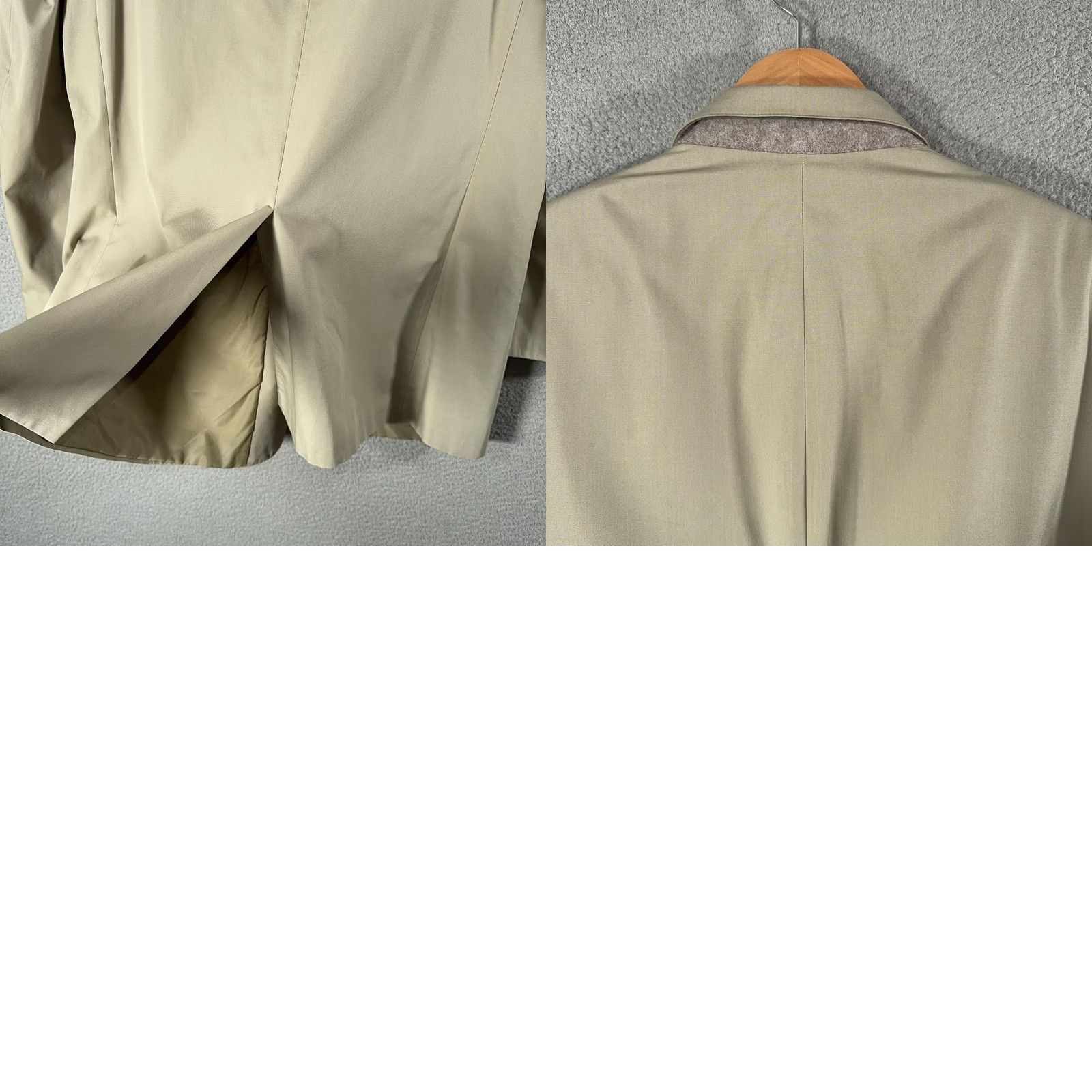 Brooks Brothers VINTAGE Brooks Brothers Blazer Mens 44 Long Beige Cotton Sport Coat 70s 80s Size 44R - 10 Thumbnail