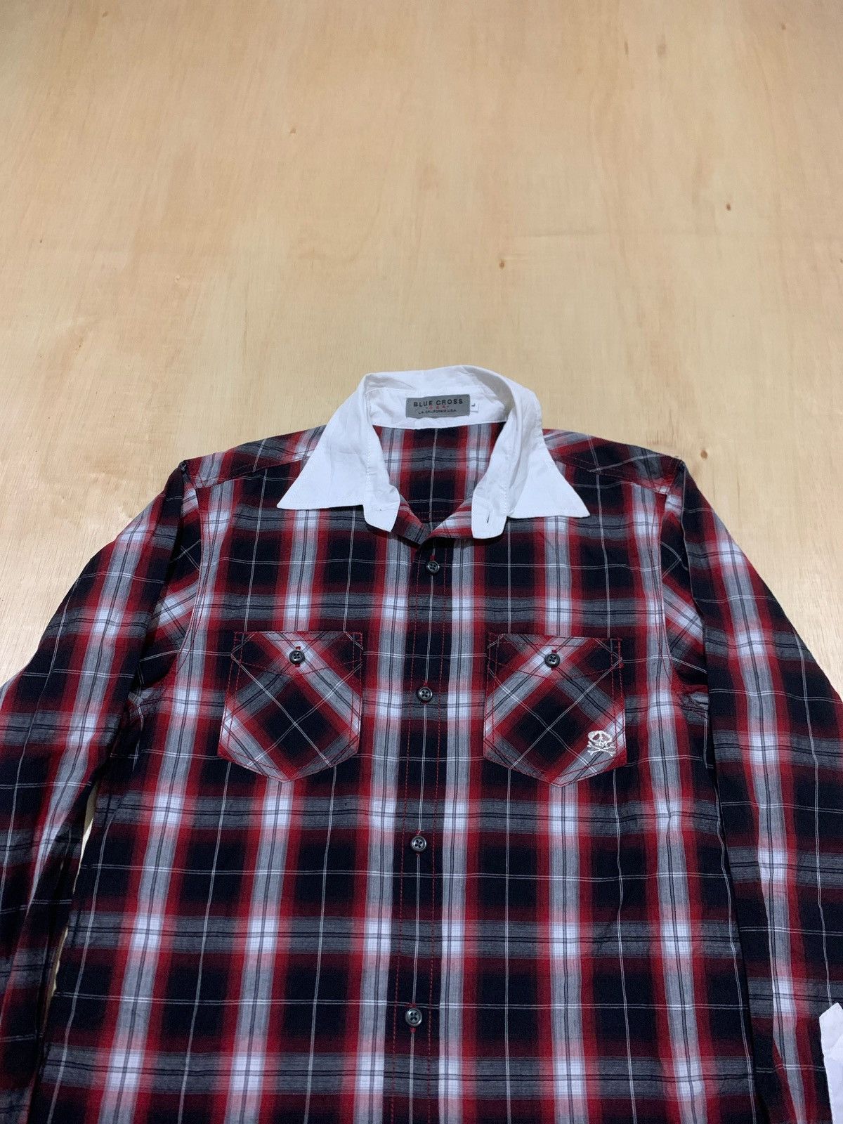 Hysteric Glamour × If Six Was Nine × Japanese Brand Blue Cross California U.S.A Shirt button up Size US M / EU 48-50 / 2 - 2 Thumbnail