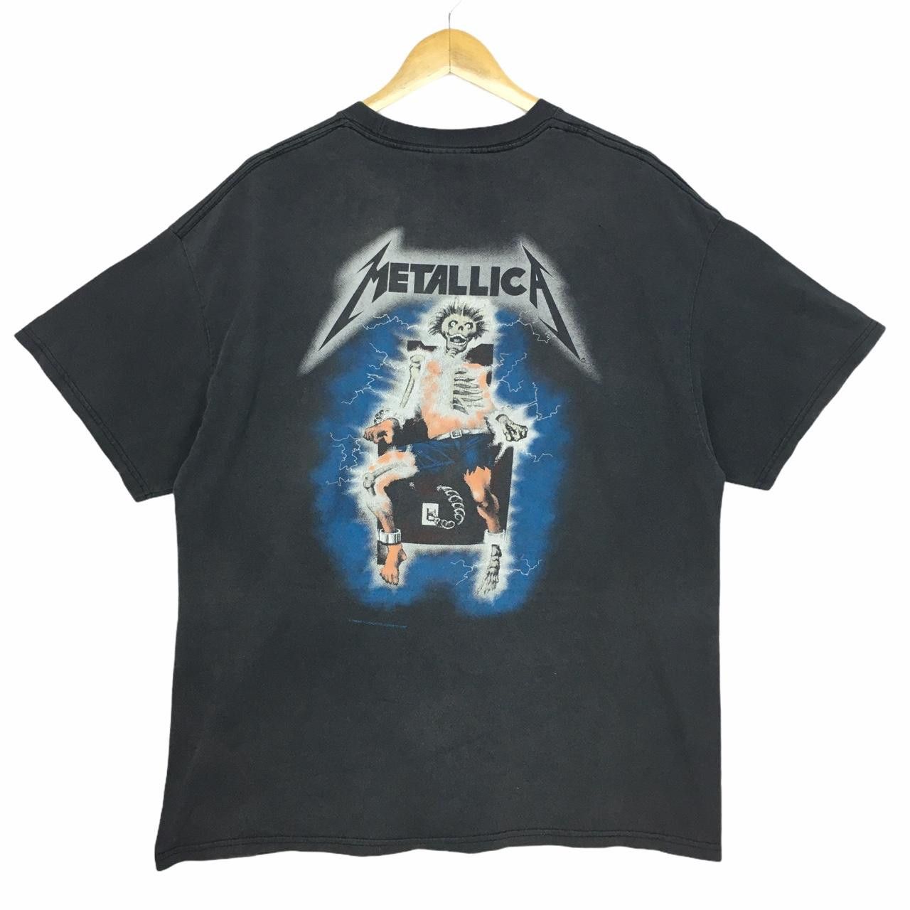Band Tees × Metallica Vtg 1994 METALLICA Ride The Lightning Album Tour Tee Shirt Size US XL / EU 56 / 4 - 1 Thumbnail