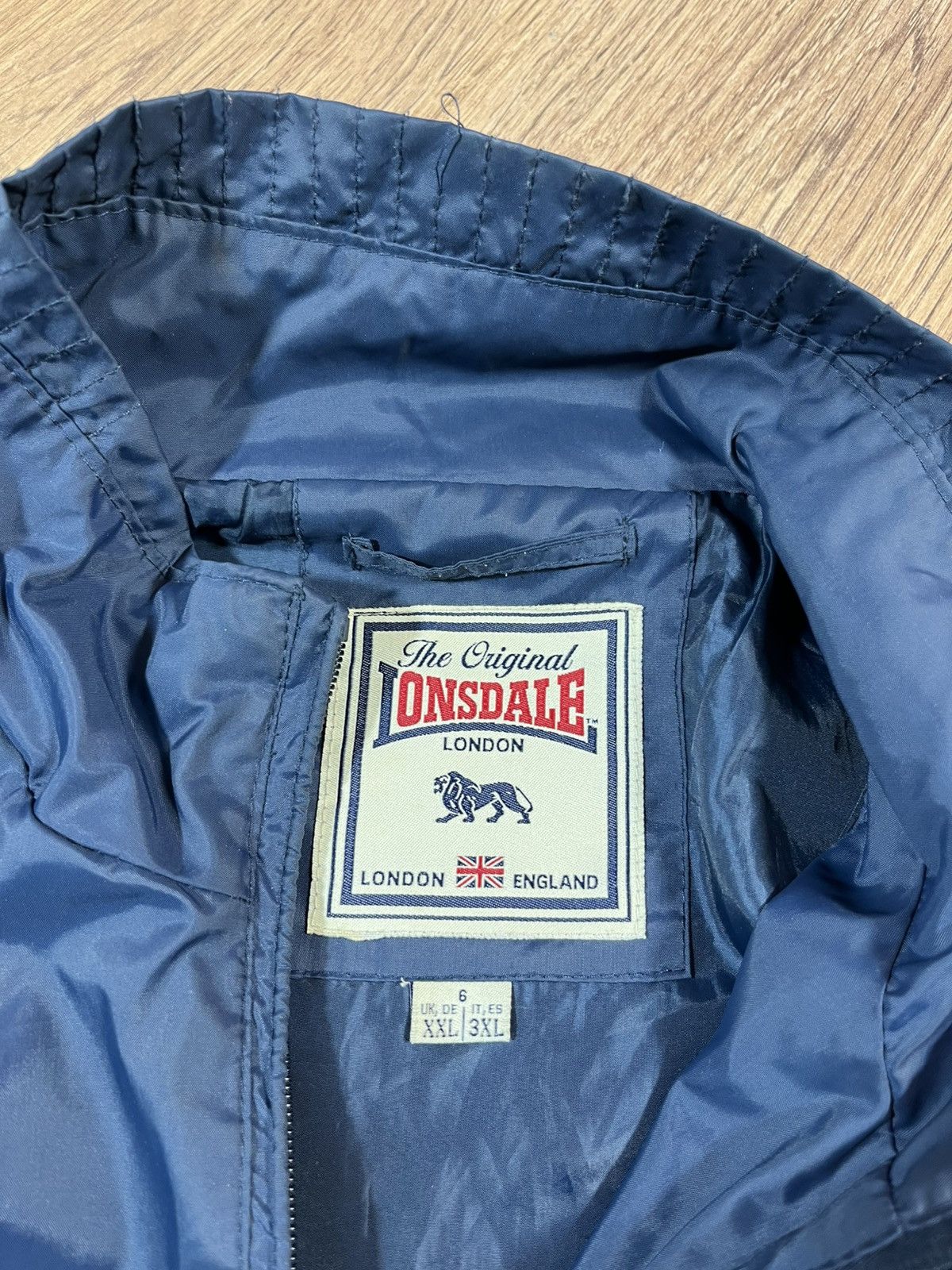 Lonsdale Vintage Rare Lonsdale Bomber Jacket Size US XXL / EU 58 / 5 - 5 Thumbnail