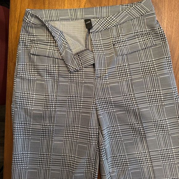 Cider Cider Black and White Plaid Trousers Size 30" / US 8 / IT 44 - 1 Thumbnail